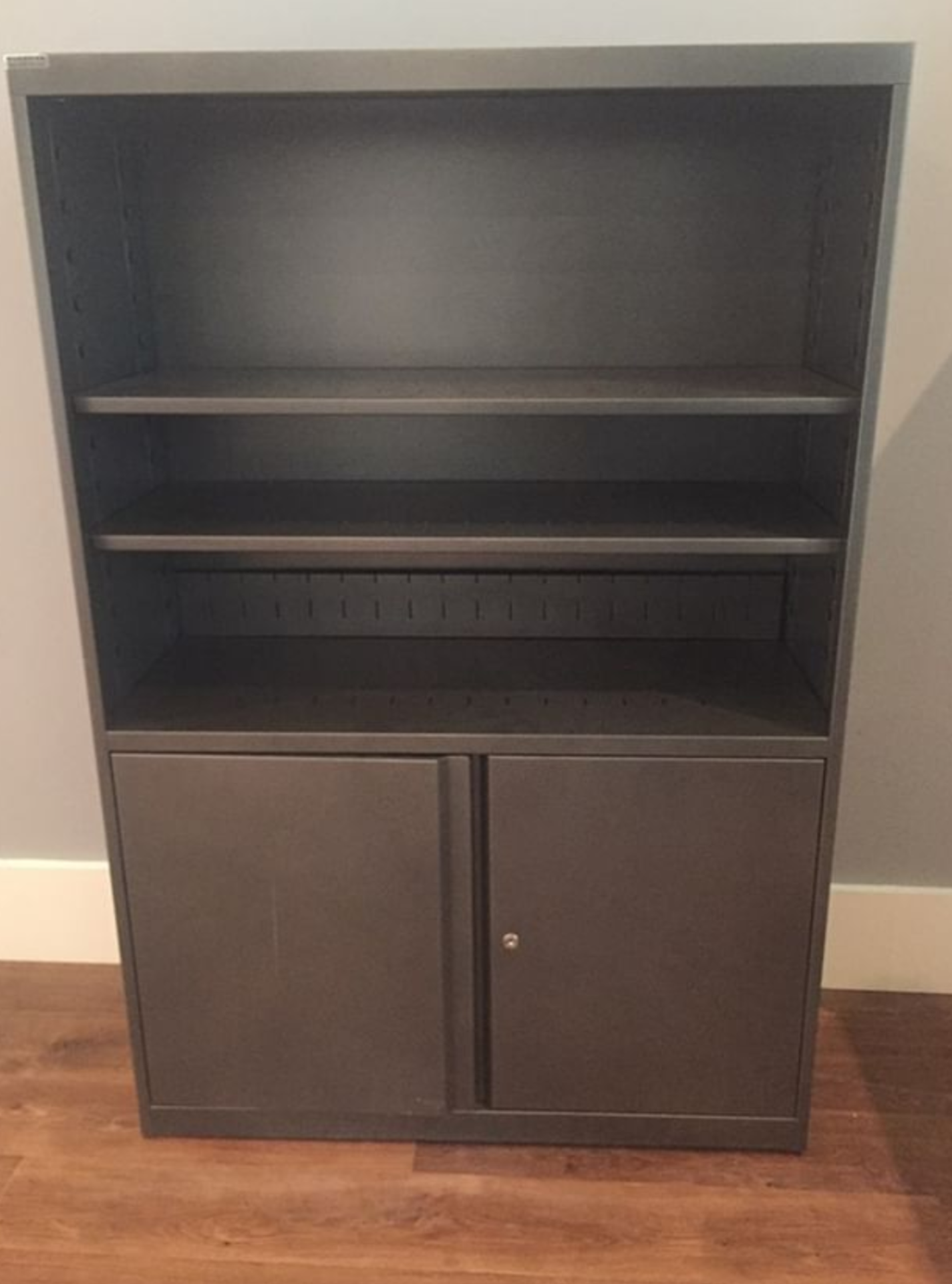 HERMAN MILLER CABINET W/SHELVES(LOCATED IN ST-REMI, QC)