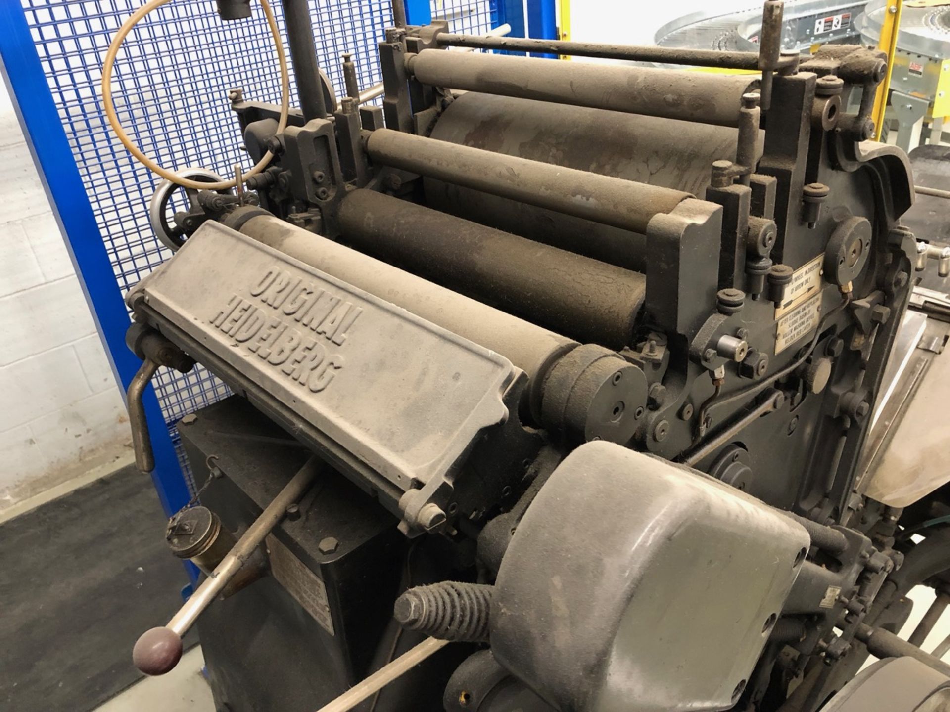 ORIGINAL HEIDELBERG DIE CUTTING PRESS, 12" X 19" CAP., 208 V, (LOCATED IN ST-REMI, QC) - Image 10 of 10