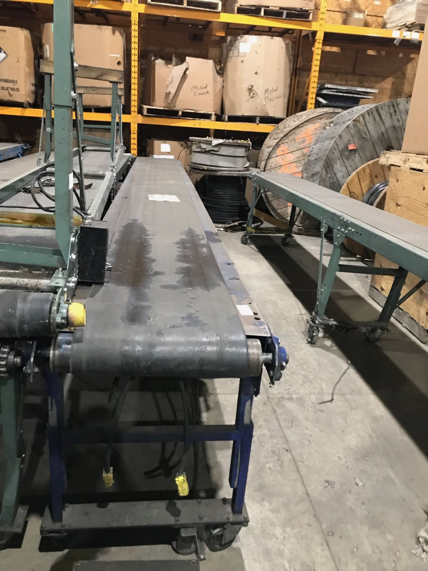 4. BELT CONVEYOR, 22'' WIDE FRAME, 18” WIDE BELT X 20'10'' LENGHT (LOCATED IN CHATEAUGUAY, QC)