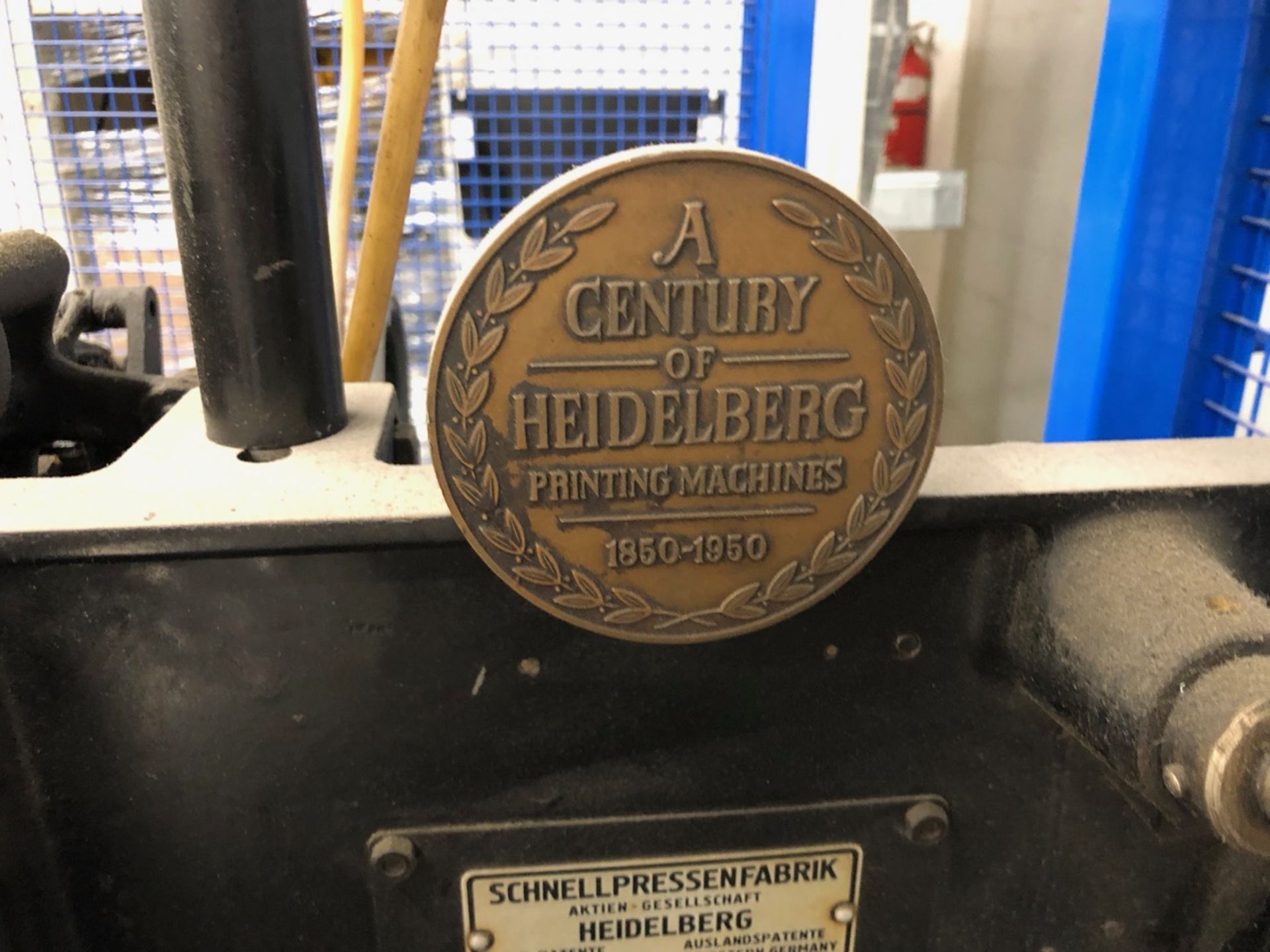 ORIGINAL HEIDELBERG DIE CUTTING PRESS, 12" X 19" CAP., 208 V, (LOCATED IN ST-REMI, QC) - Image 4 of 10