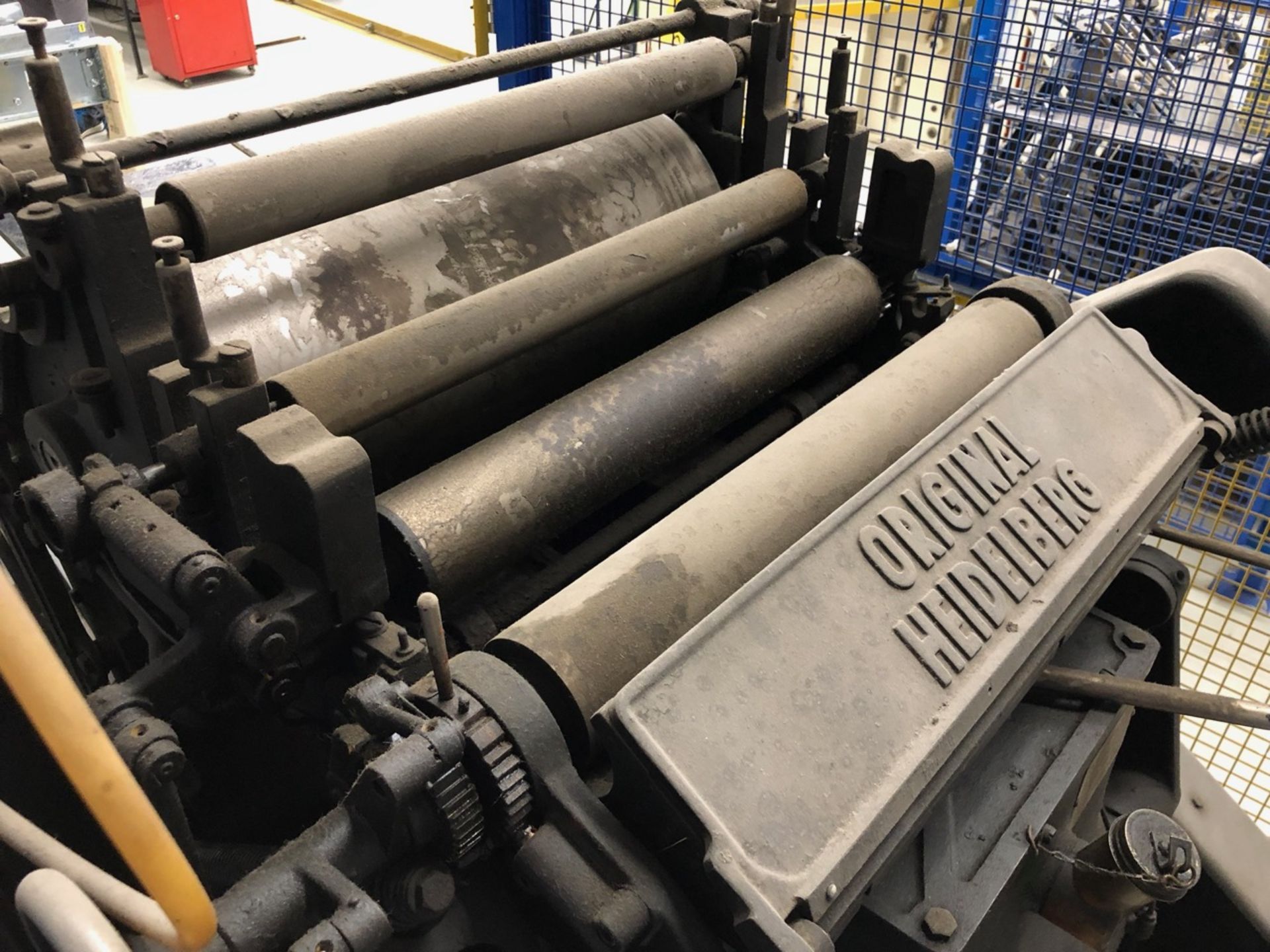 ORIGINAL HEIDELBERG DIE CUTTING PRESS, 12" X 19" CAP., 208 V, (LOCATED IN ST-REMI, QC) - Image 9 of 10