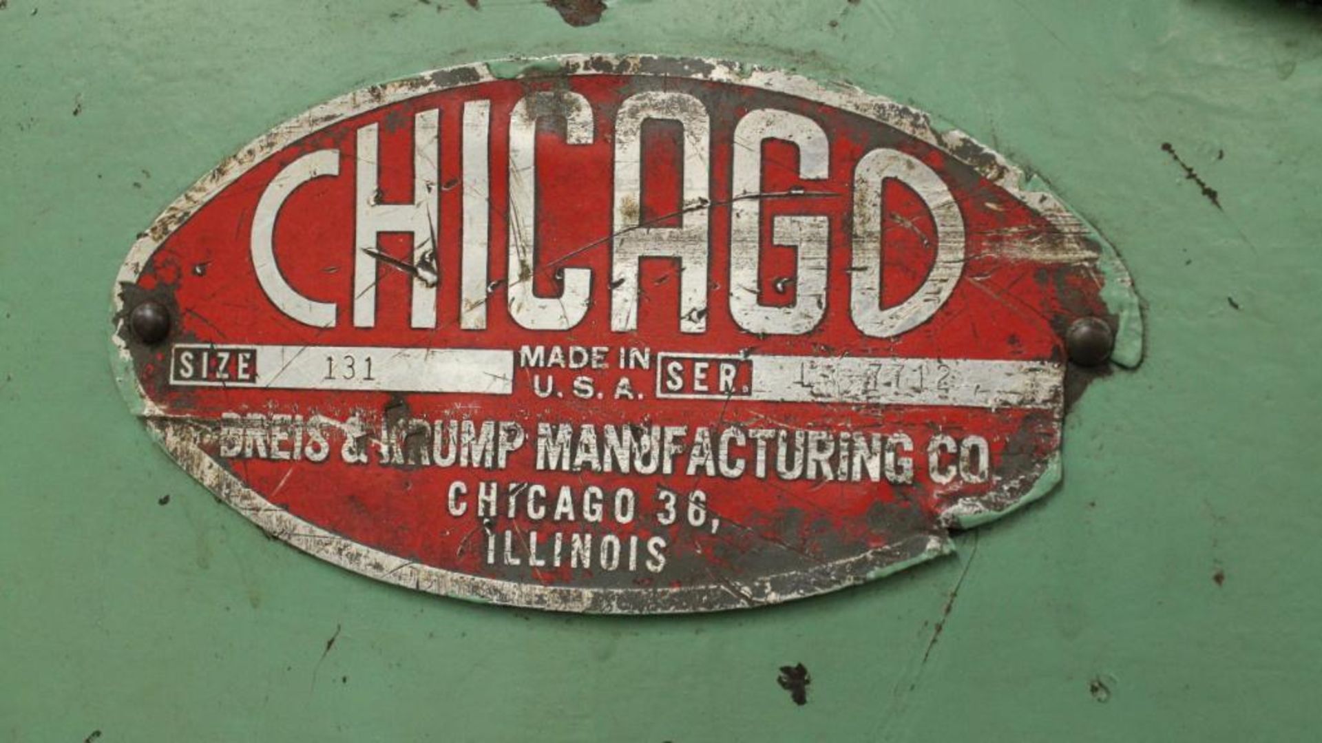 Chicago 131 48" press brake - Image 3 of 5