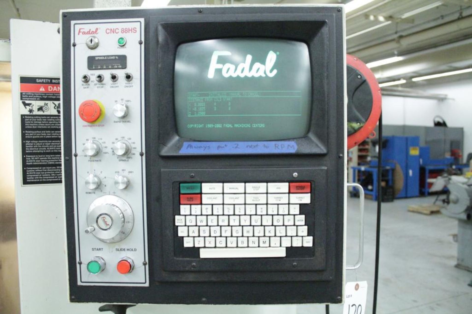 Fadal VMC 4020 vertical machining center - Image 9 of 12