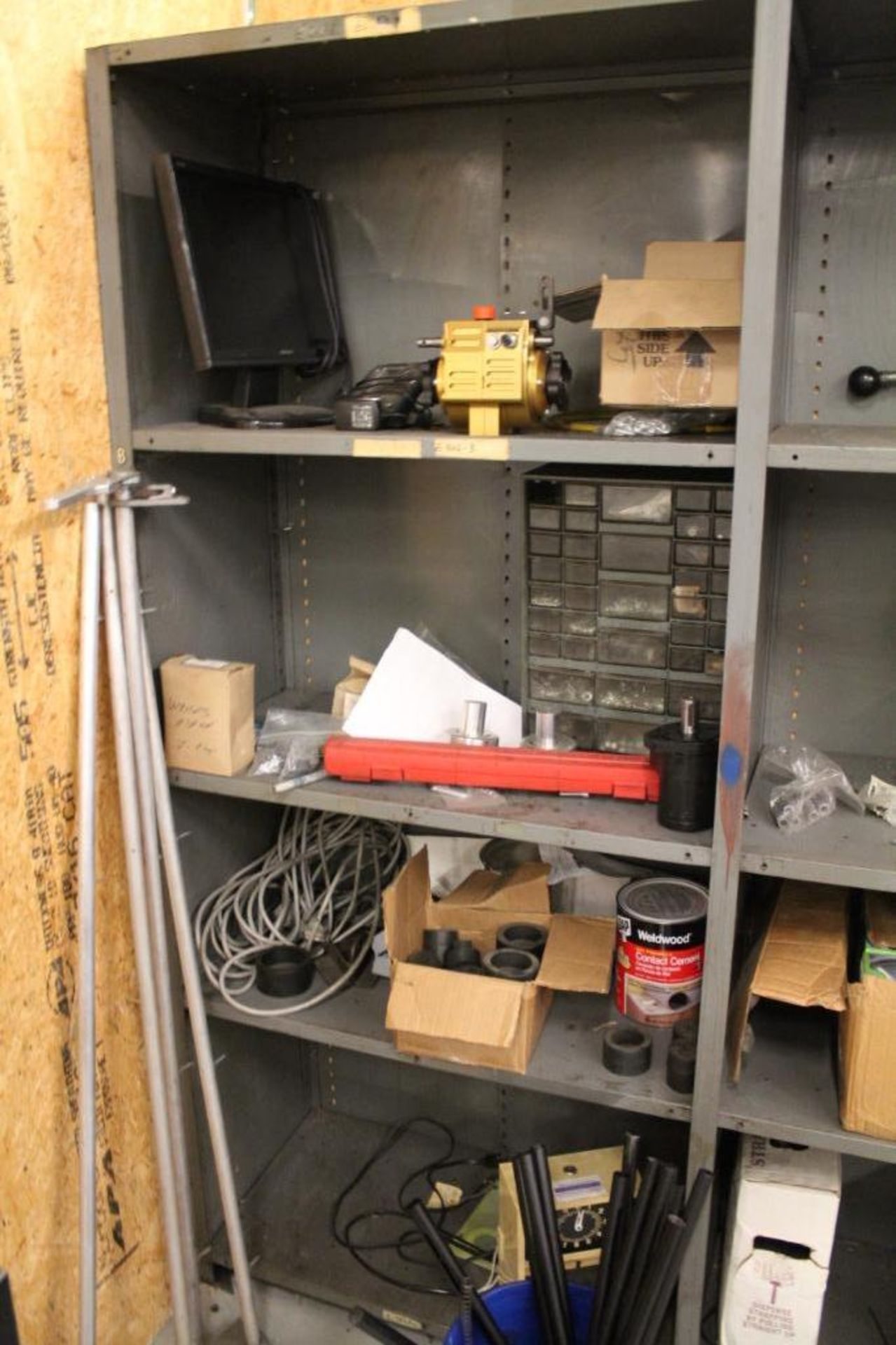 Steel shelving w/ contents - Image 2 of 7