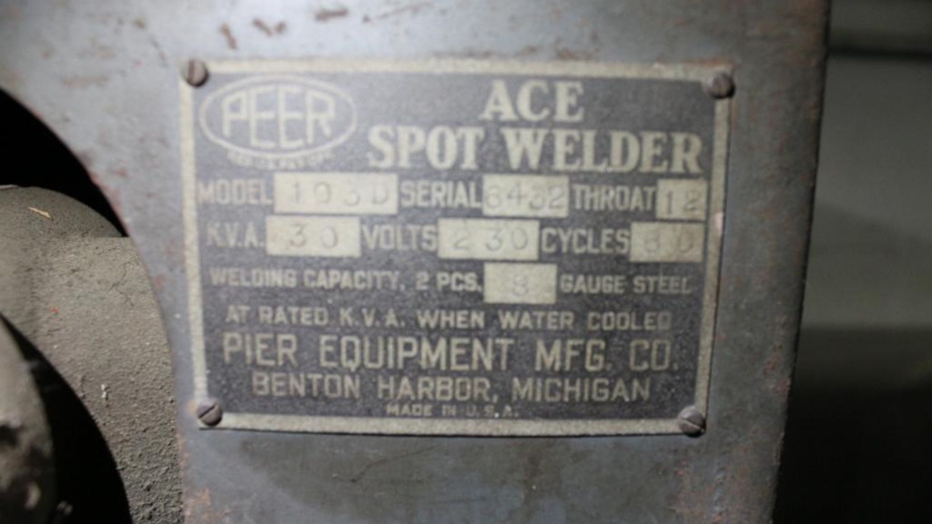 Peer model 103D 30 KVA spot welder - Image 4 of 4