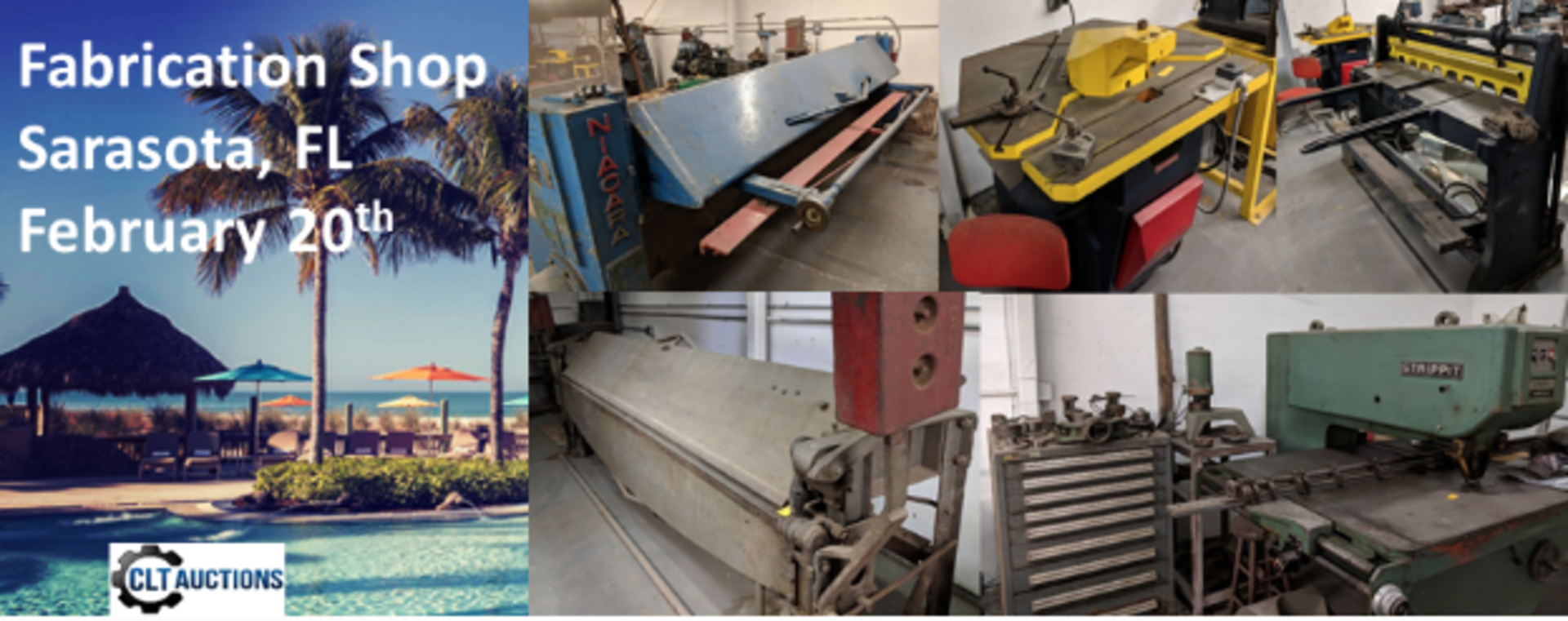 CLICK HERE FOR DETAILS - Fabrication Shop Auction