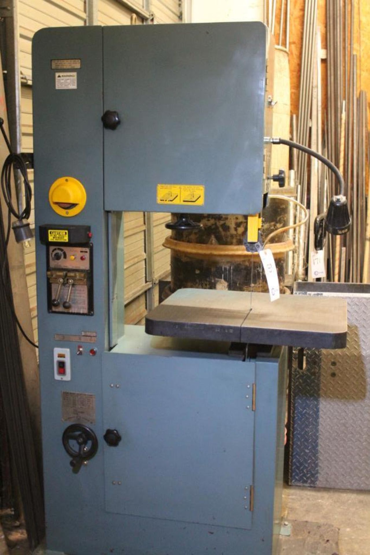 18" vertical band saw w/ blade welder - Image 8 of 8