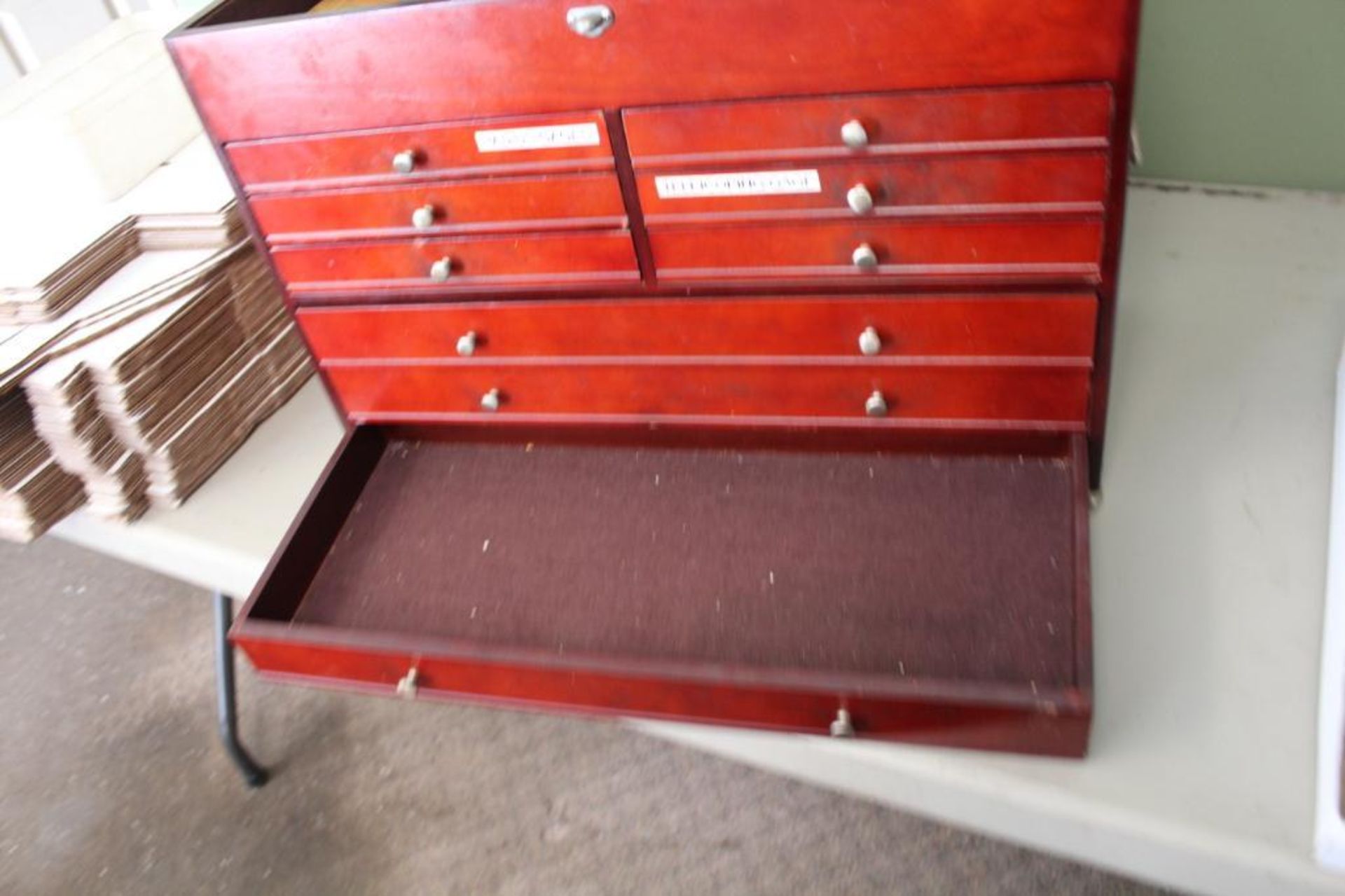 Wood machinist tool chest - Image 4 of 4