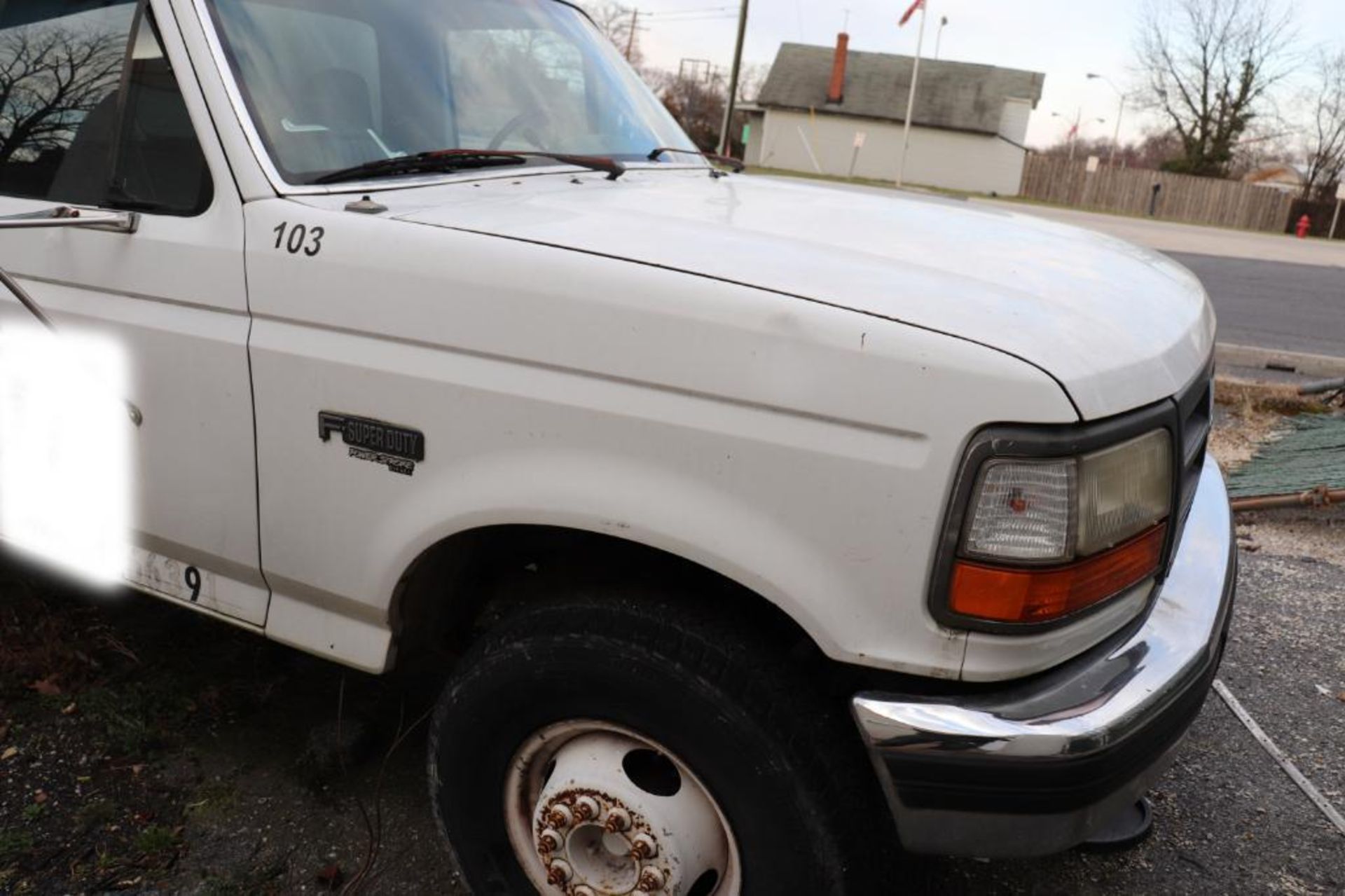 1996 Ford F-Superseries F450 dump truck, needs repair - Image 4 of 13