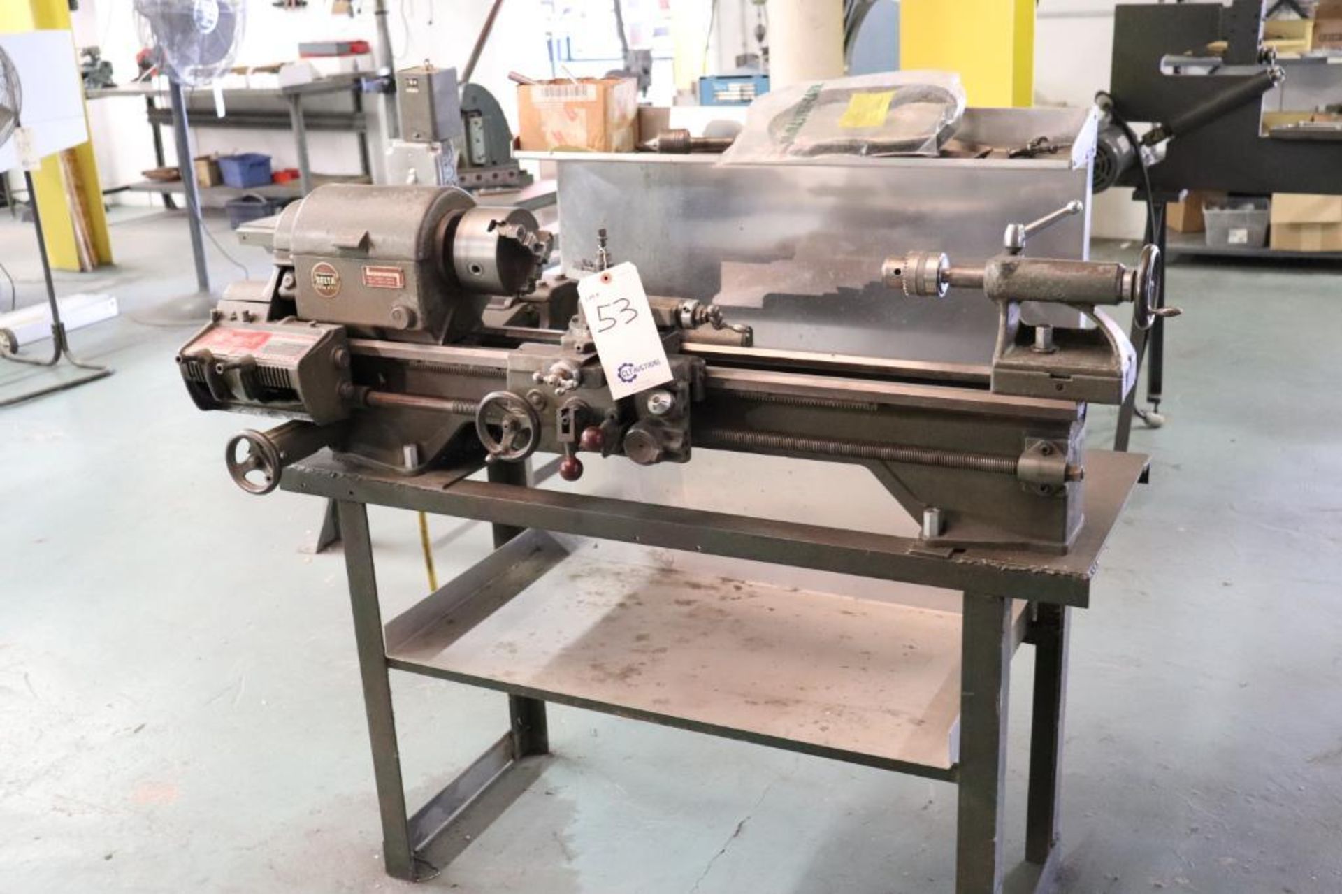 Delta Rockwell 10" x 20" lathe, 1PH