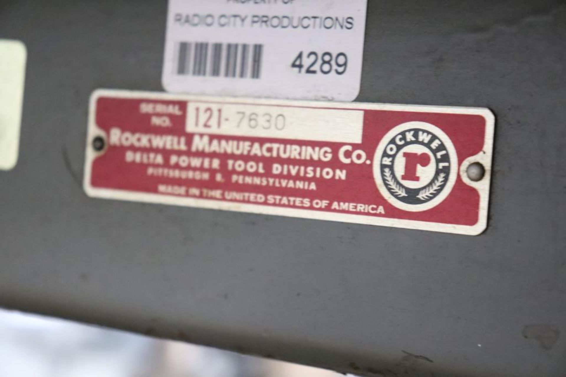 Rockwell 121-7630 20" vertical bandsaw - Image 3 of 5