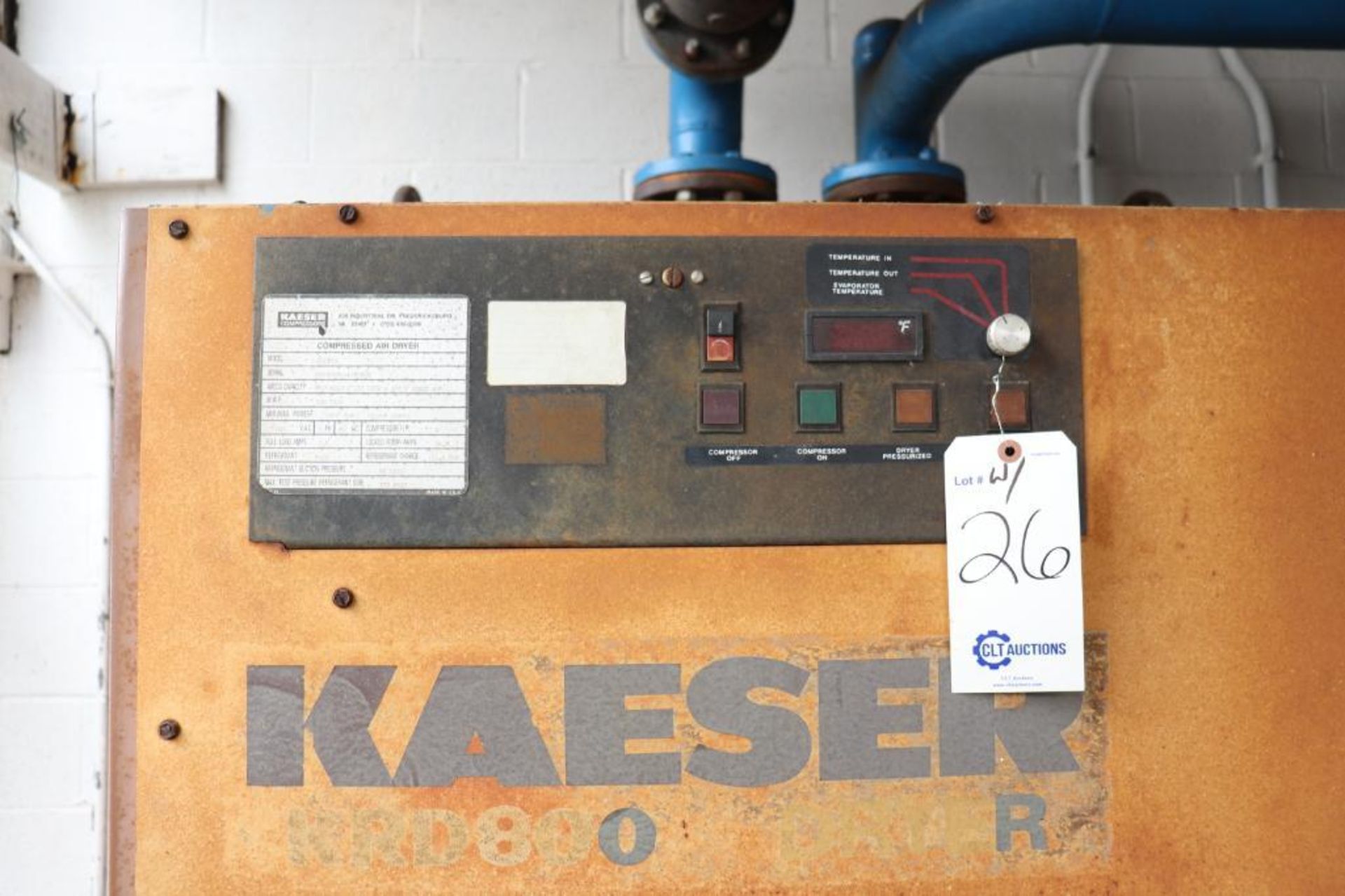 Quincy QSI1500 & Kaeser rotary screw compressors w/ dryer and tank - Image 13 of 28