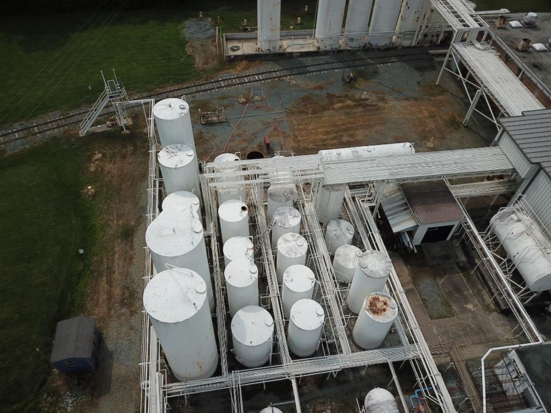 Tank farm section 6k - 30k gallon vertical/horizontal tanks