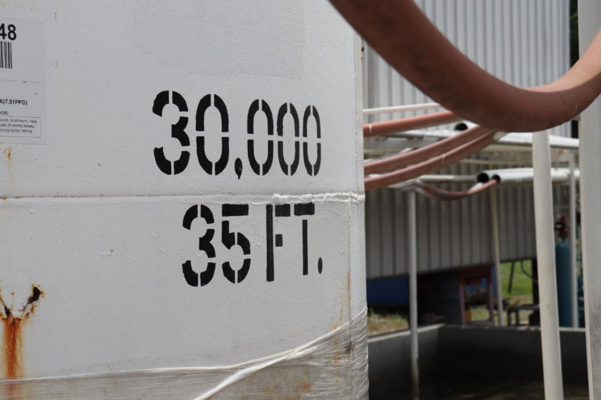 Tank farm section 6k - 30k gallon vertical/horizontal tanks - Image 6 of 27