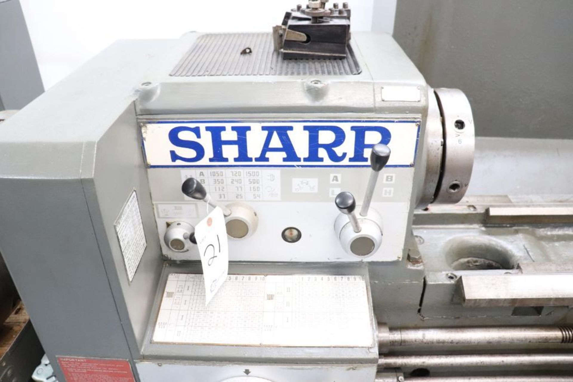 Sharp 1860L Precision Engine Lathe - Image 3 of 17