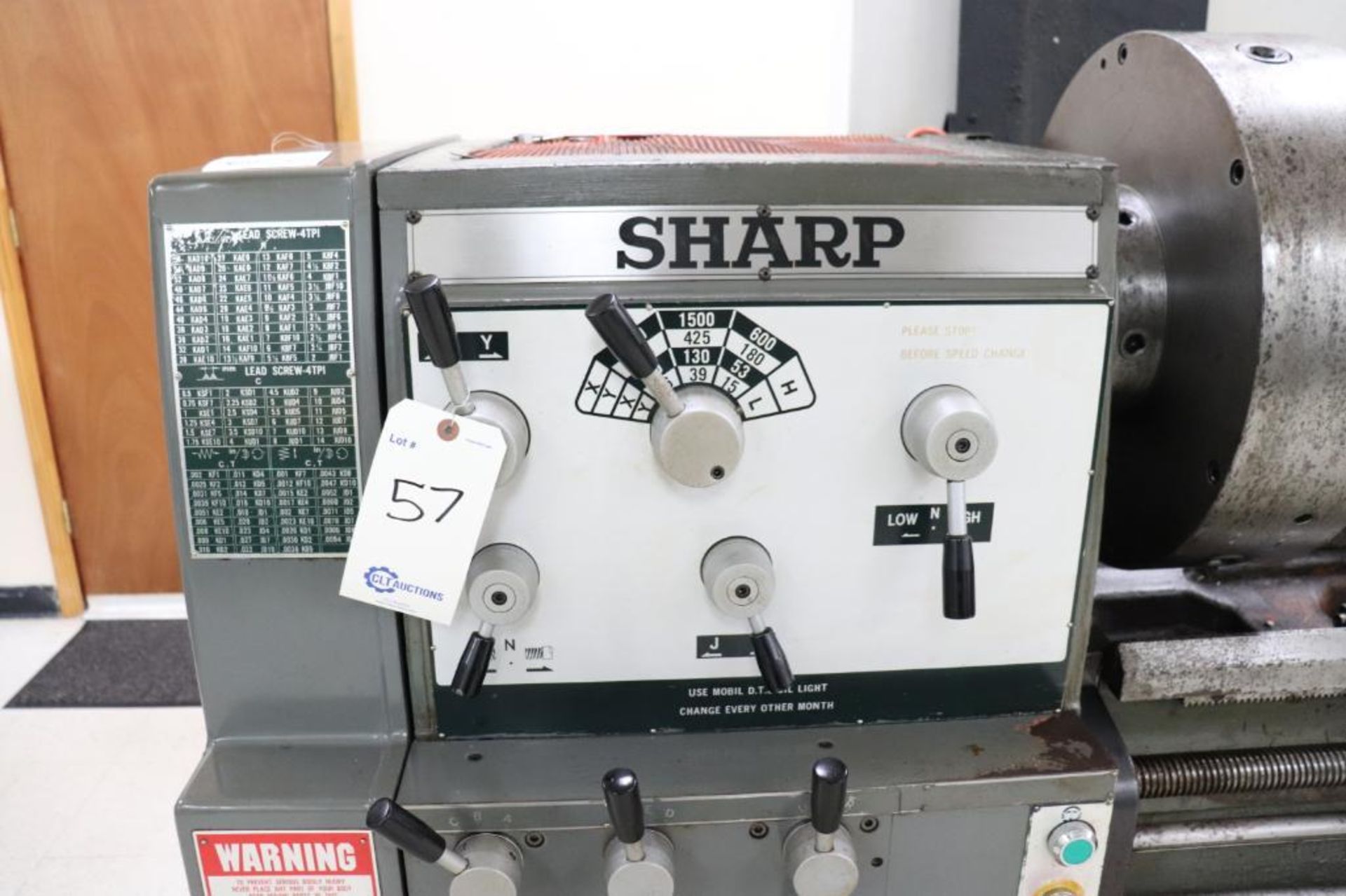 Sharp 2280C precision engine lathe - Image 9 of 17