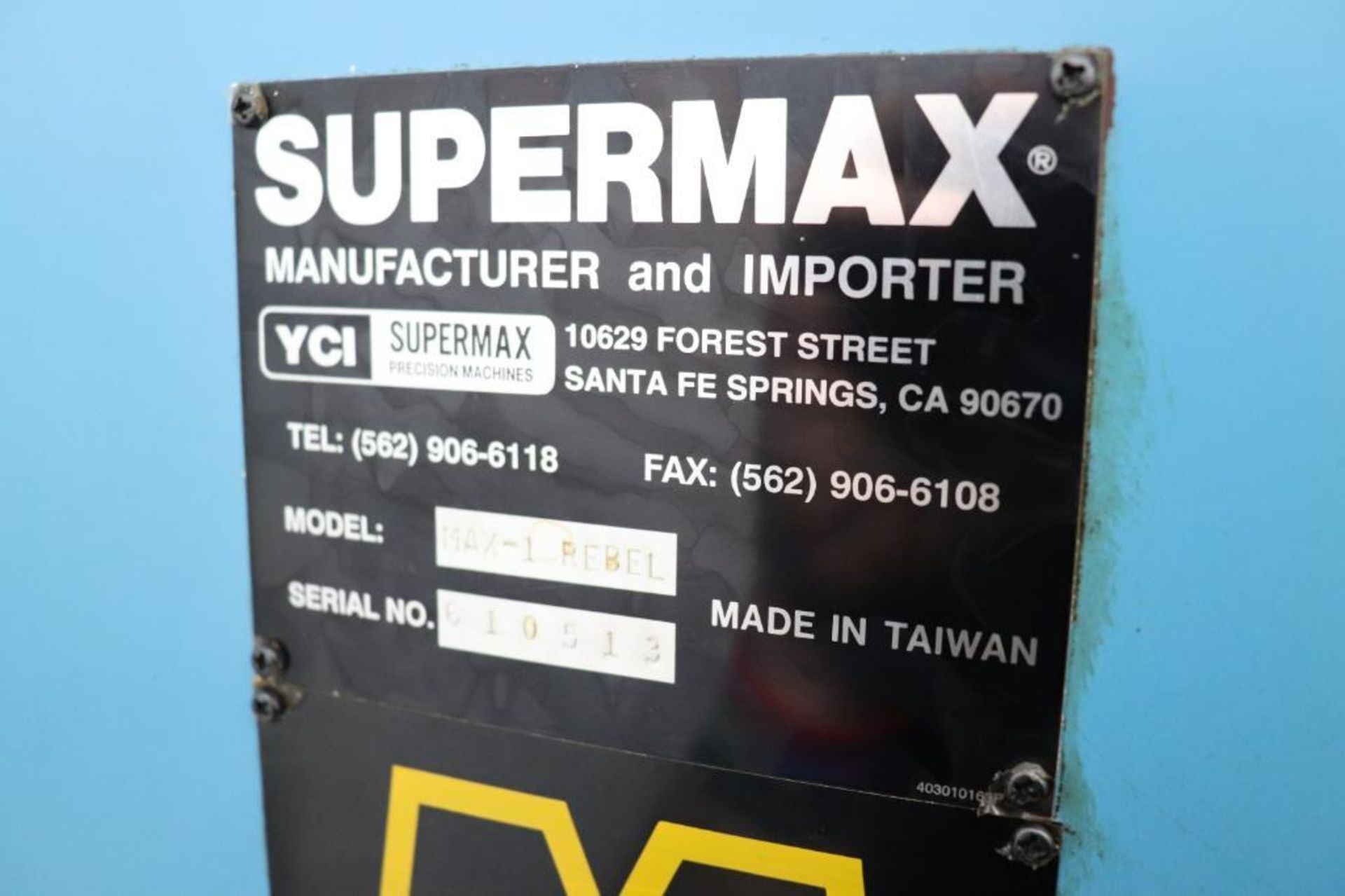 Supermax Max -1 Rebel vertical machining center - Image 13 of 13