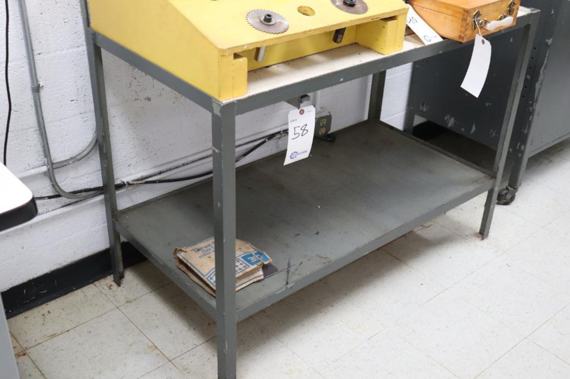 Steel workbench 49.75" x 25" x 34.5"