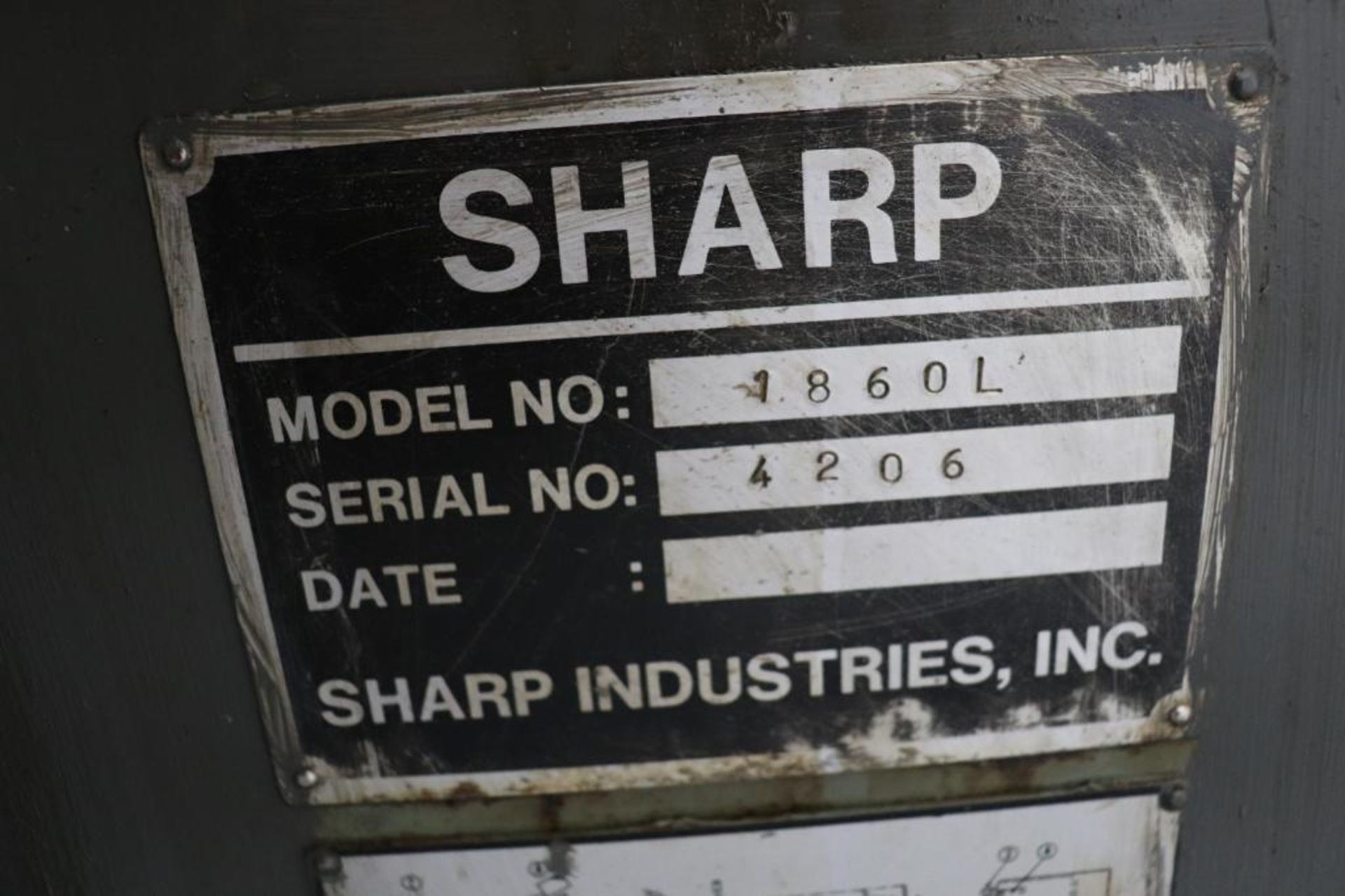 Sharp 1860L Precision Engine Lathe - Image 12 of 17