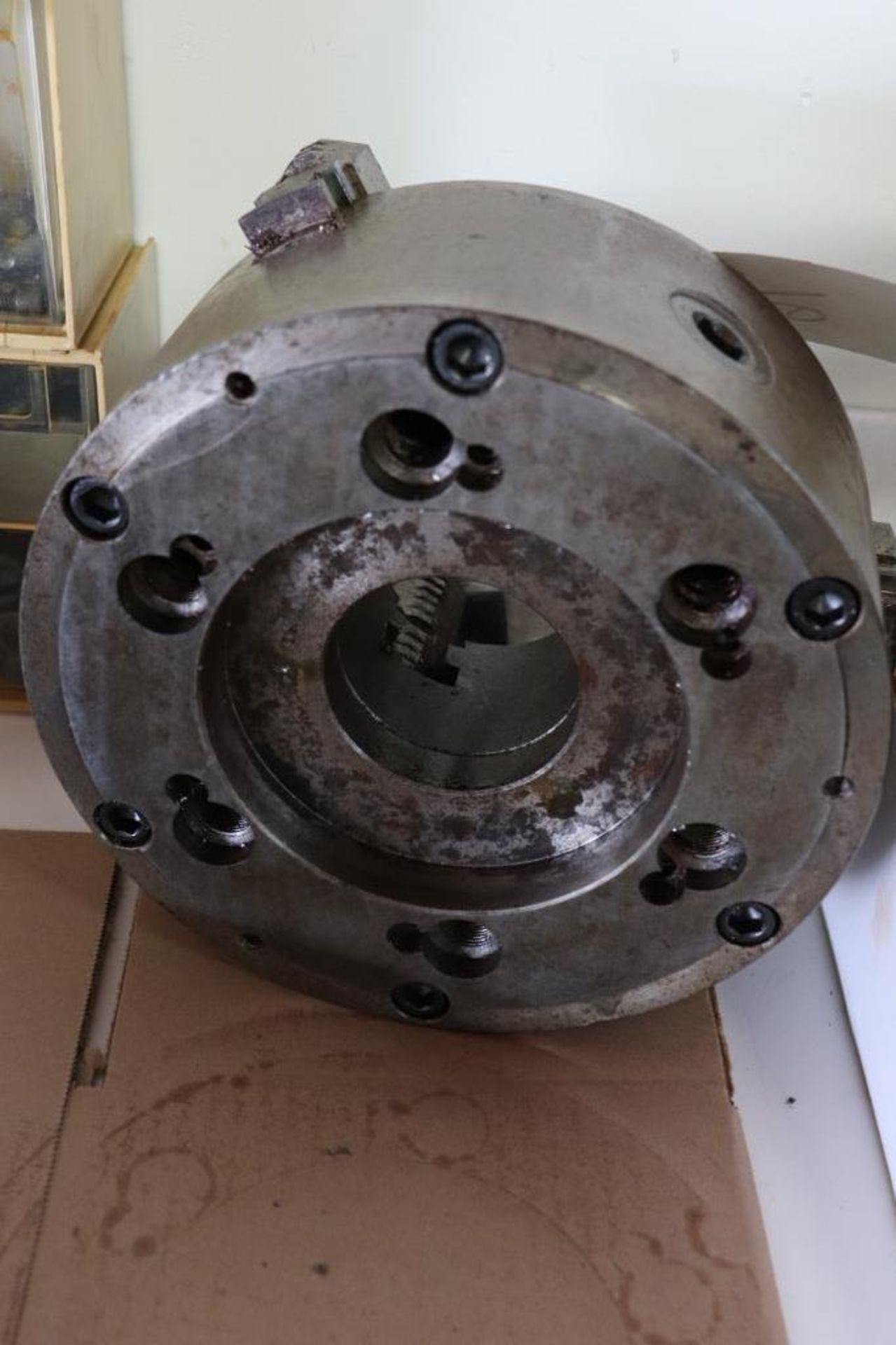 10" 3 jaw chuck/ plain back - Image 3 of 3