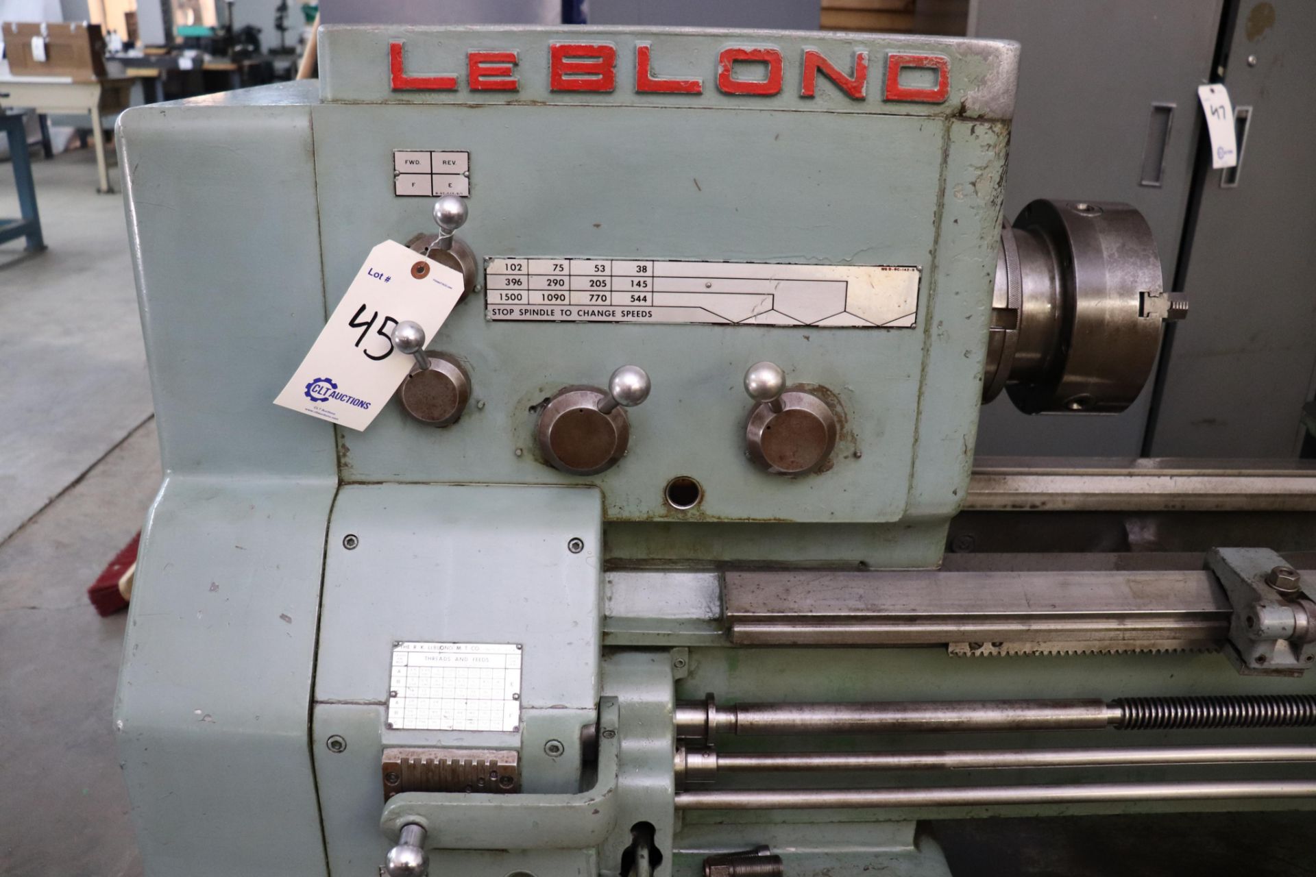 Leblond geared head lathe 18" x 64" - Image 3 of 7