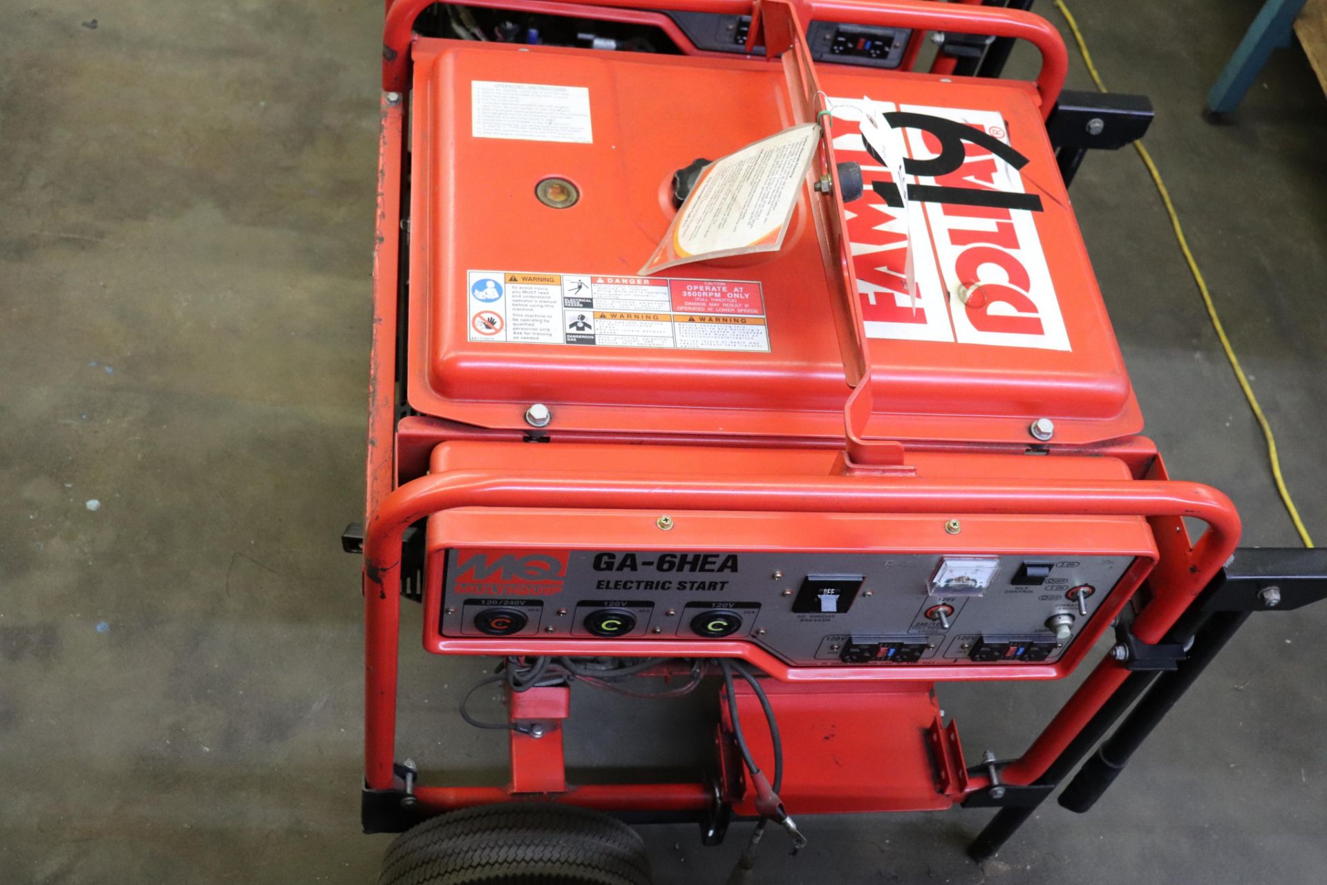 Multiquip GA-6HEA electric start 6000 watt generator