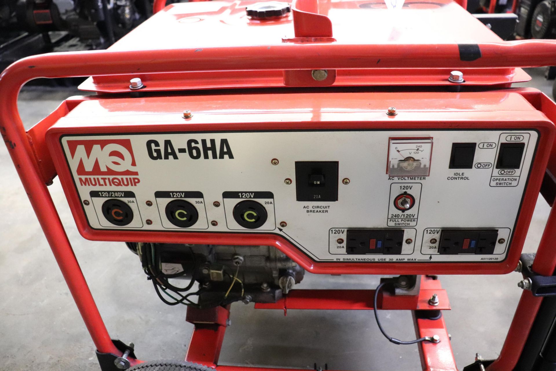 Multiquip GA-6HA 6000 watt generator - Image 2 of 3