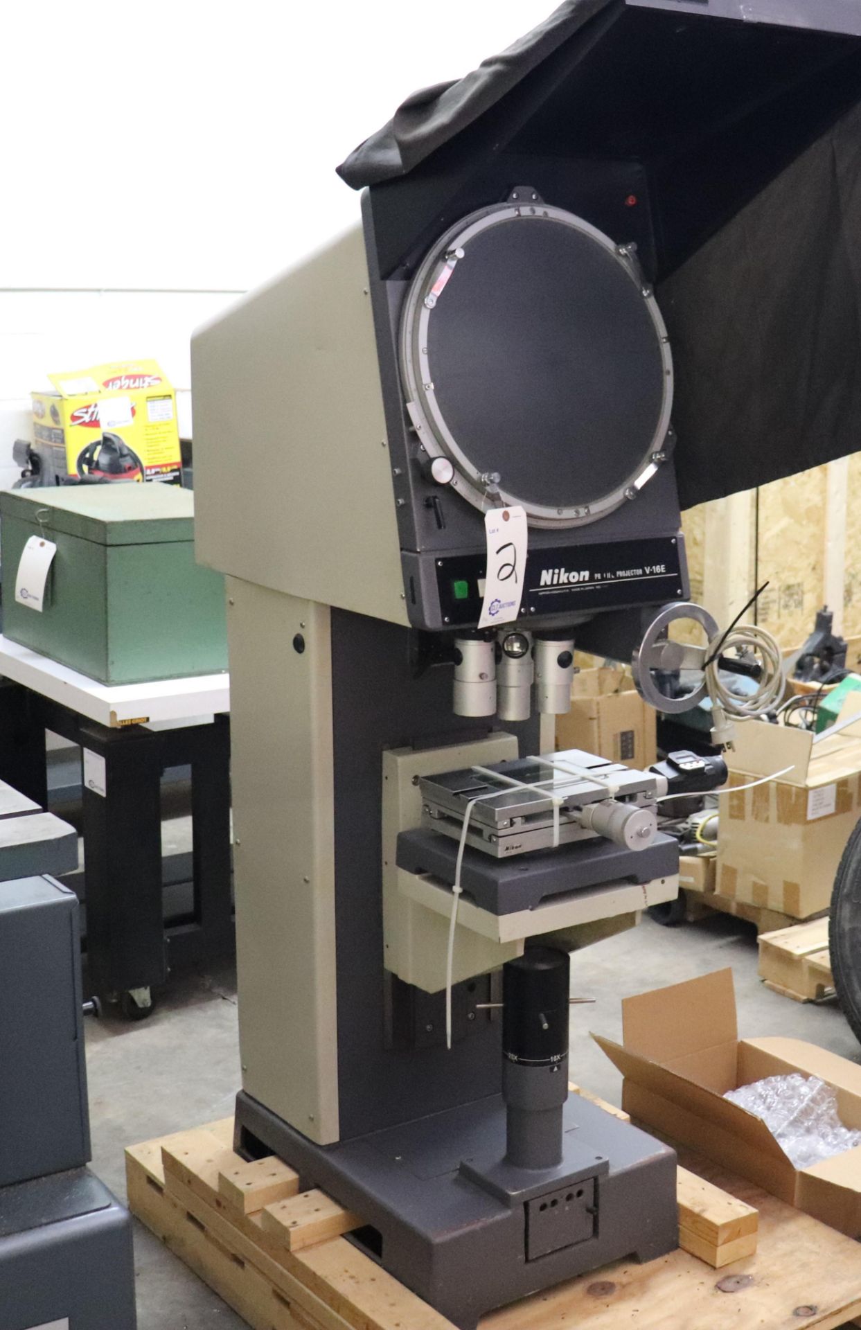 Nikon Profile Projector V-16E Optical Comparator