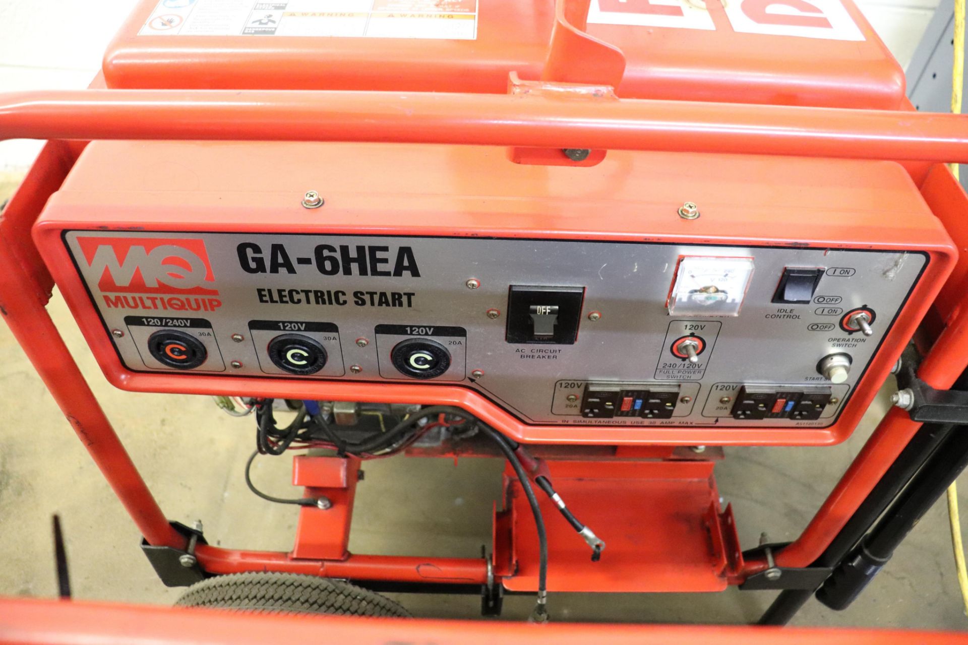 Multiquip GA-6HEA electric start 6000 watt generator - Image 2 of 3