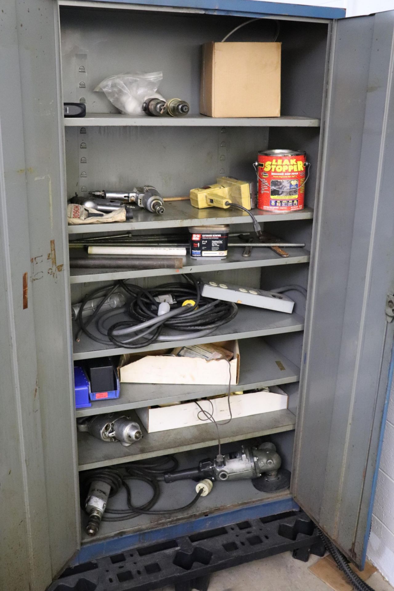 Steel cabinet w/ contents - Image 2 of 2