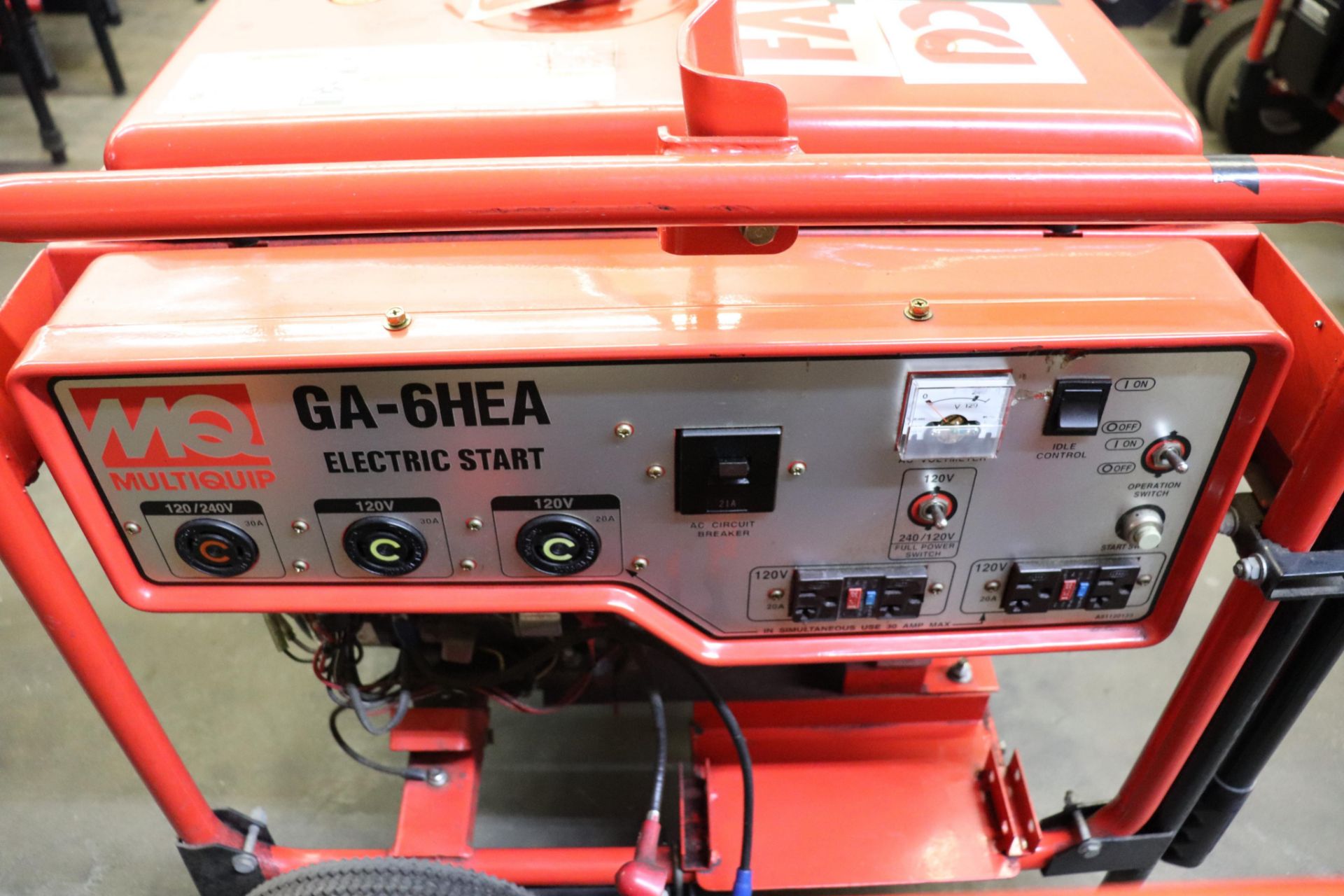 Multiquip GA-6HEA electric start 6000 watt generator - Image 2 of 3