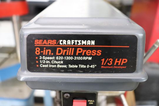 Craftsman 8" bench top drill press - Image 3 of 3