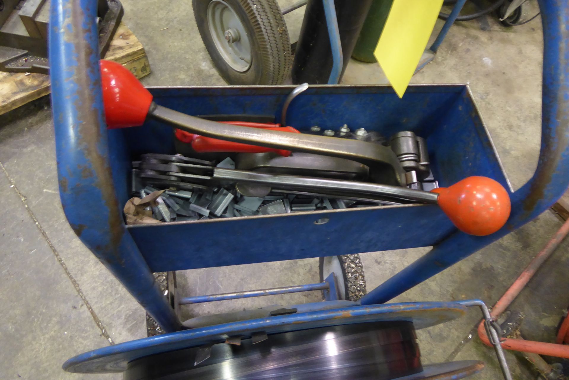 Steel Strapping Cart w/Tools - Image 2 of 2