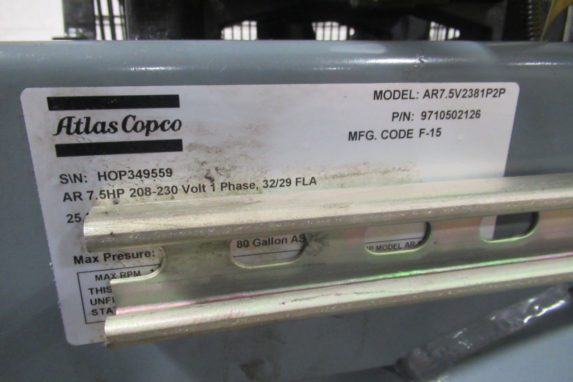 Atlas Copco Air Compressor - Image 3 of 3