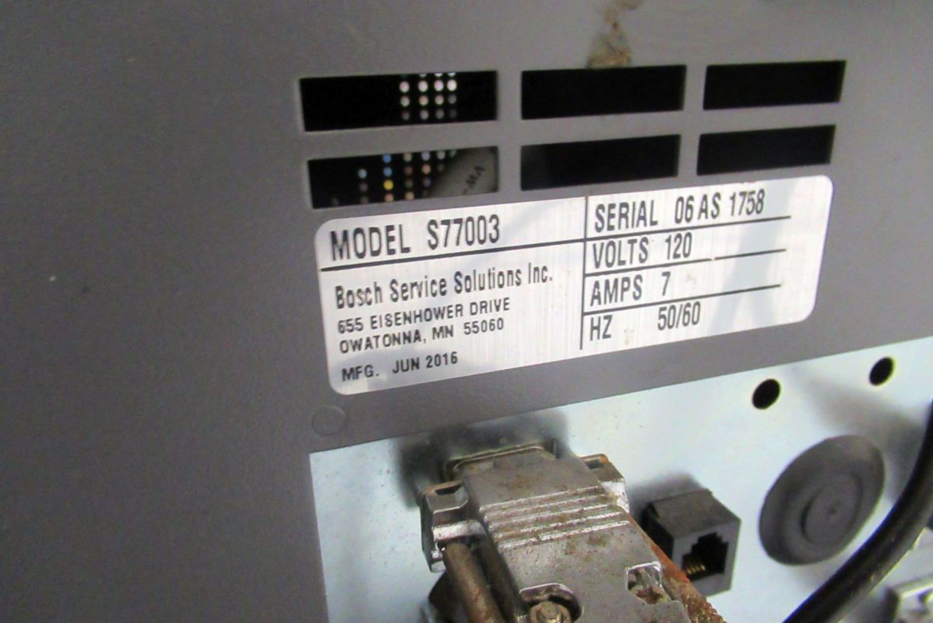 Smog Tamer Emissions Inspection Unit, Printer, Bosch Diagnostics, Etc. - Image 7 of 12