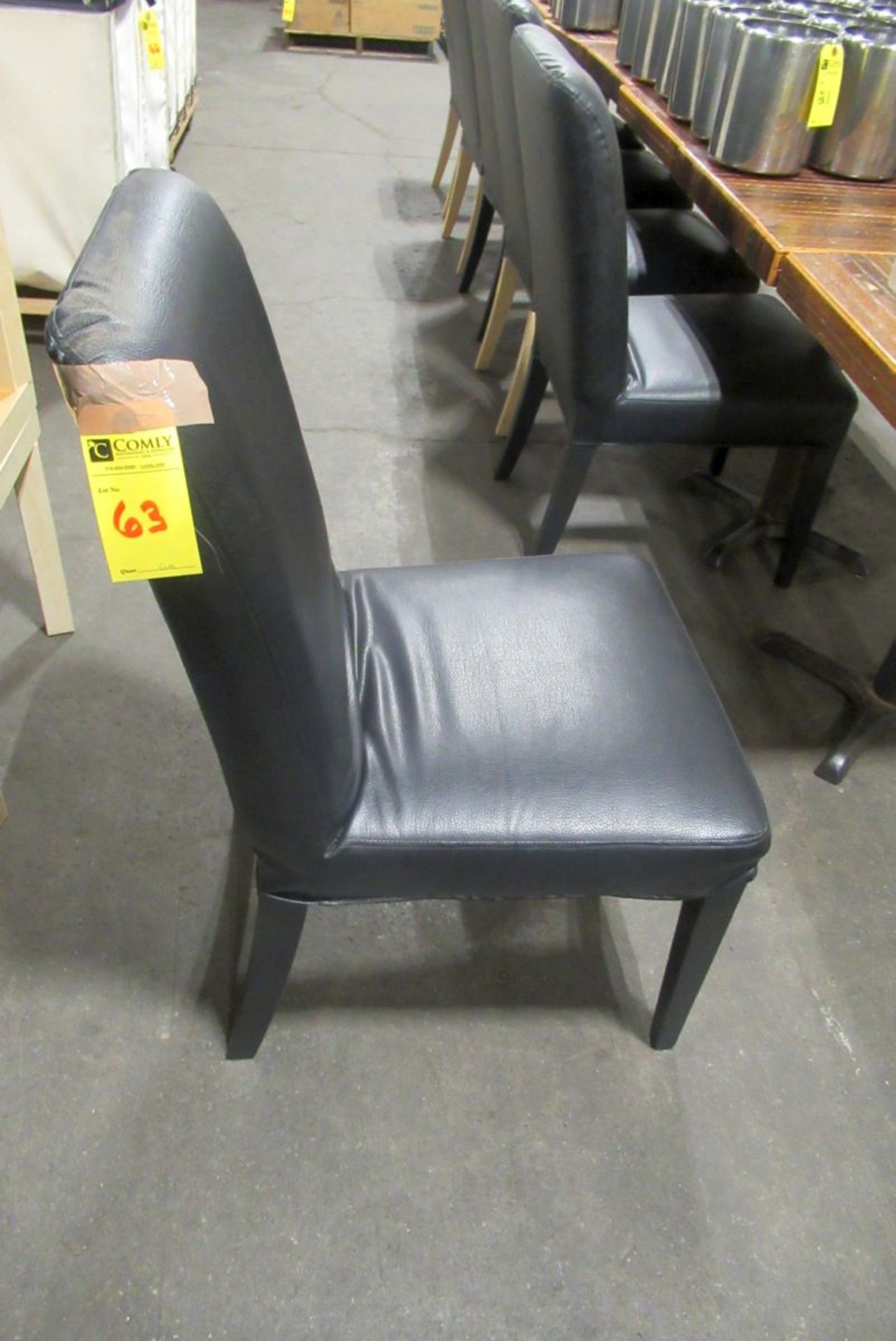 Leather High Back Dining Chairs