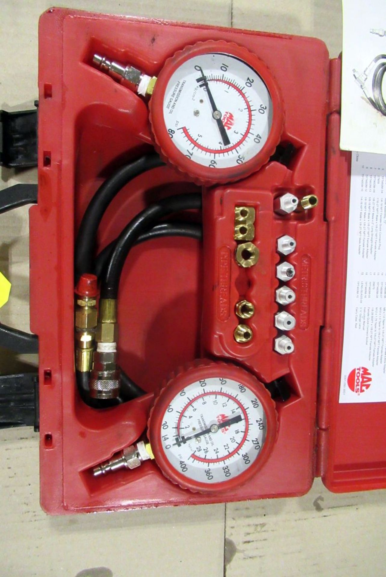 Mac Tools Transmission/Oil Pressure Test Kit - Image 4 of 5