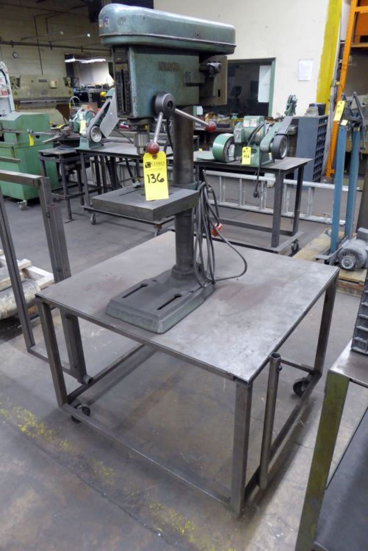 Kitagawa KBD-360 Table Top Drill Press w/Steel Cart