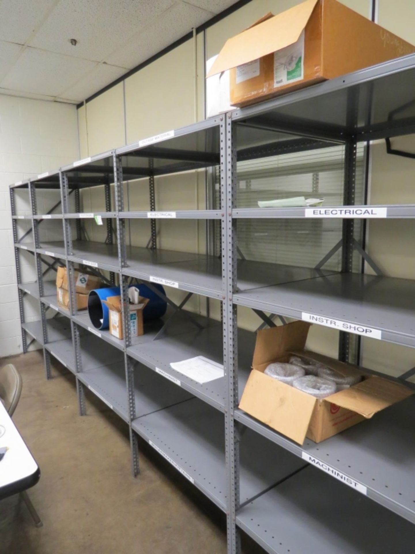 Shelving Unit and Contents-