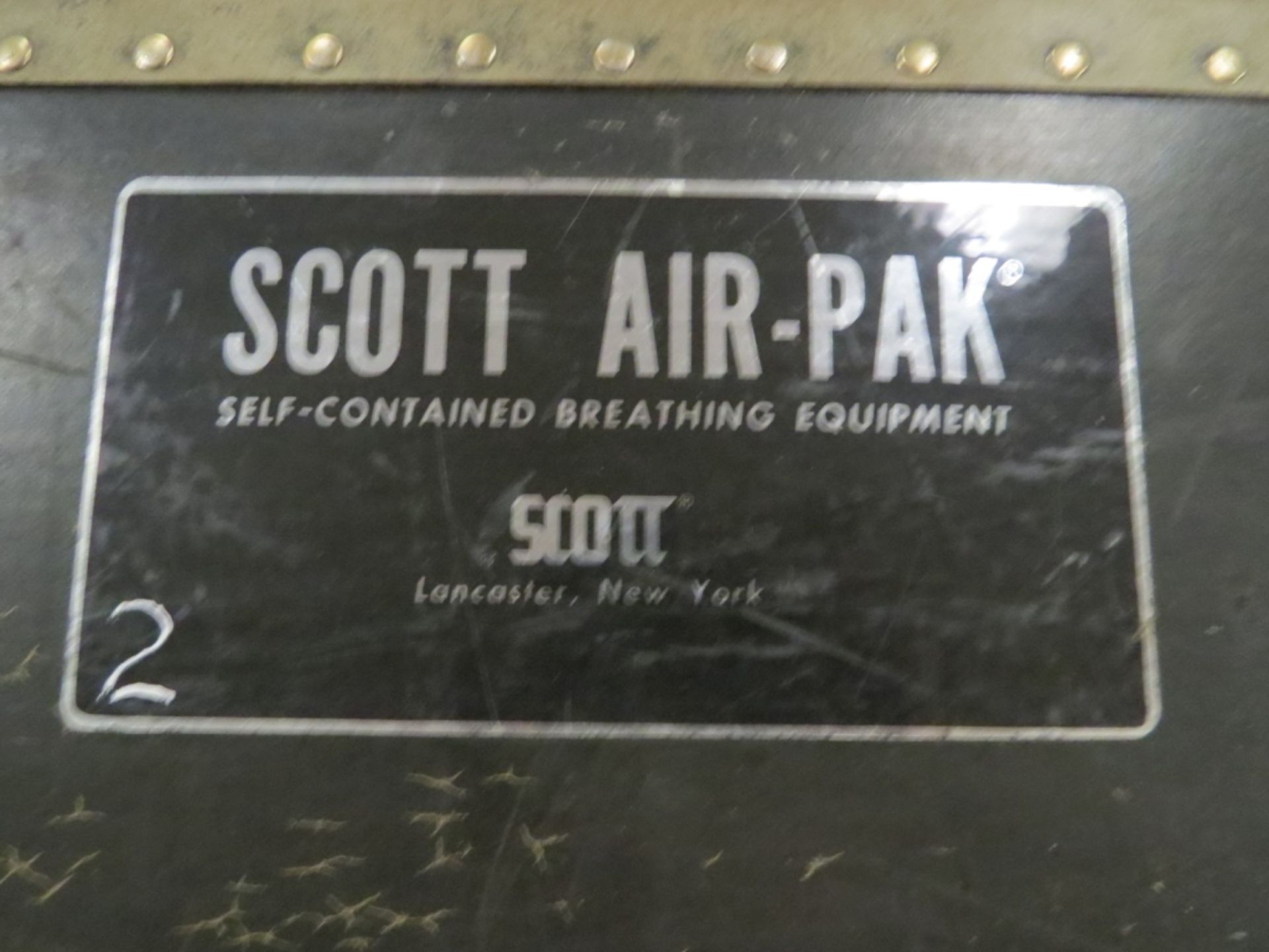 Scott Air-Pak Self-Containing Breathing Equipment- - Image 3 of 5