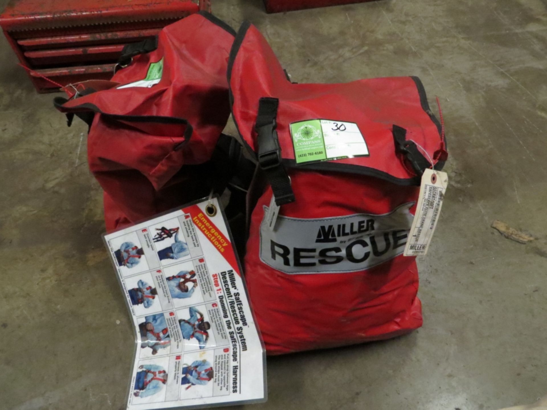 (Qty - 2) Miller SafEscape Descent/Rescue Systems-