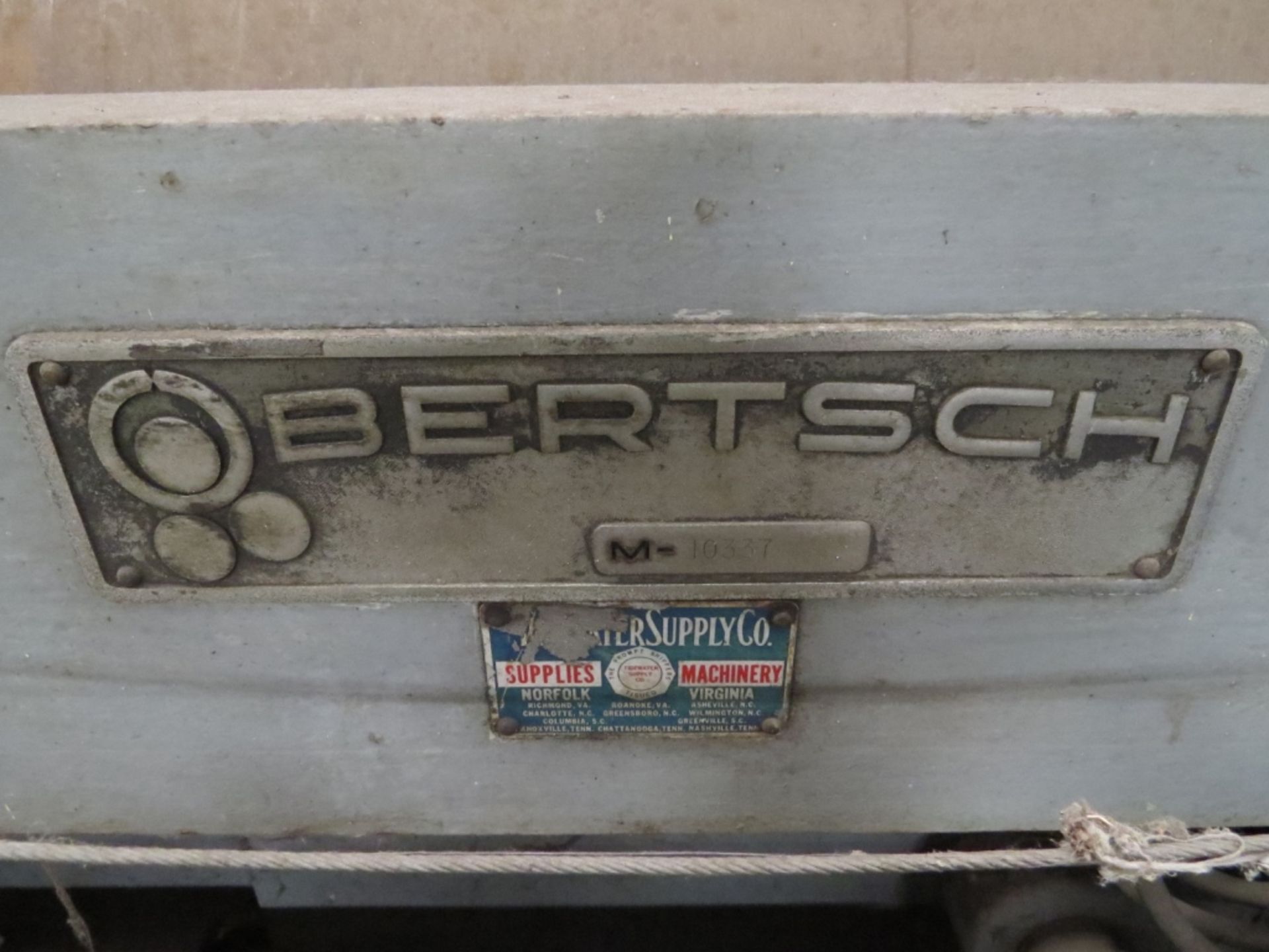 Bertsch 8' Plate Roller- - Image 16 of 19