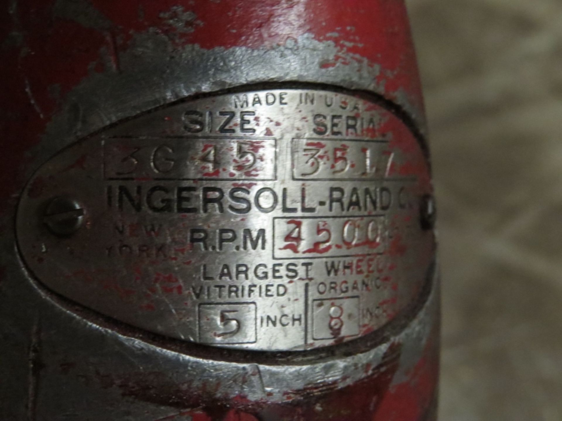 Ingersoll-Rand Pneumatic Grinder- - Image 4 of 5