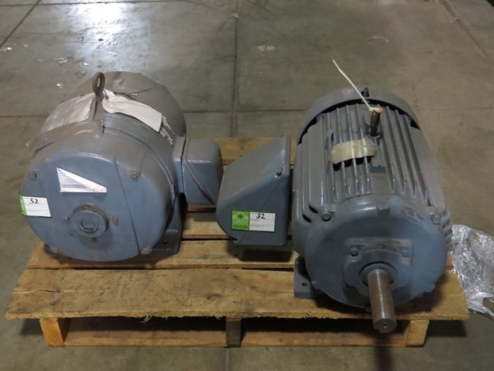 (Qty - 2) GE 10 HP Electric Motors-