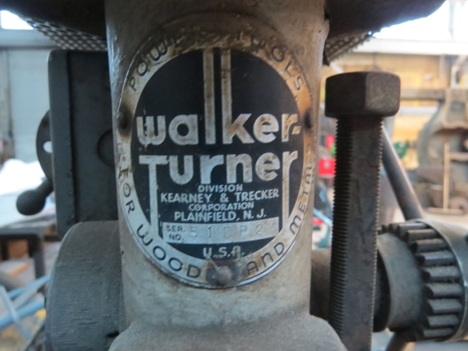 Walker Turney Drill Press- - Image 8 of 12
