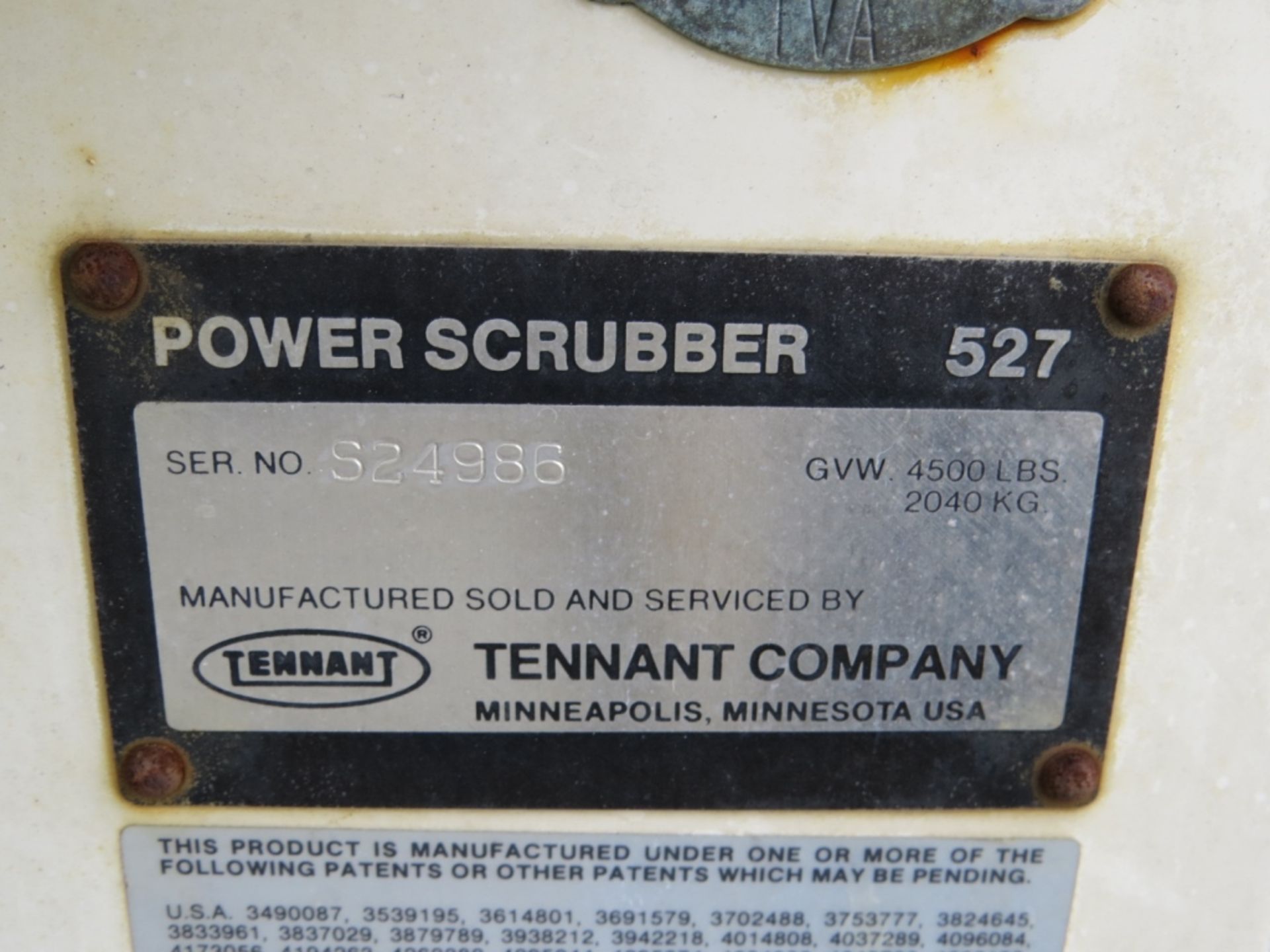 Tennant Power Scrubber 527- - Image 8 of 30