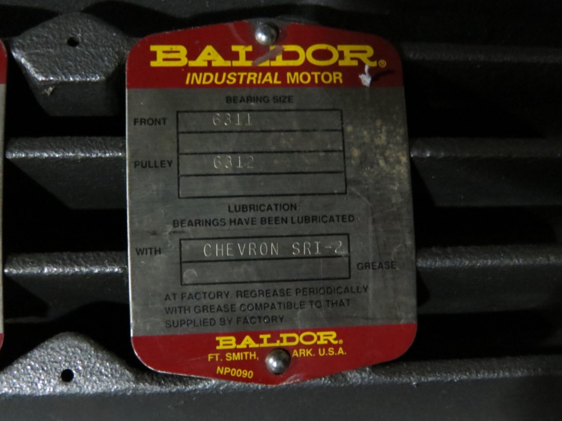 Baldor 7-1/2 HP Electric Motor- - Image 6 of 7