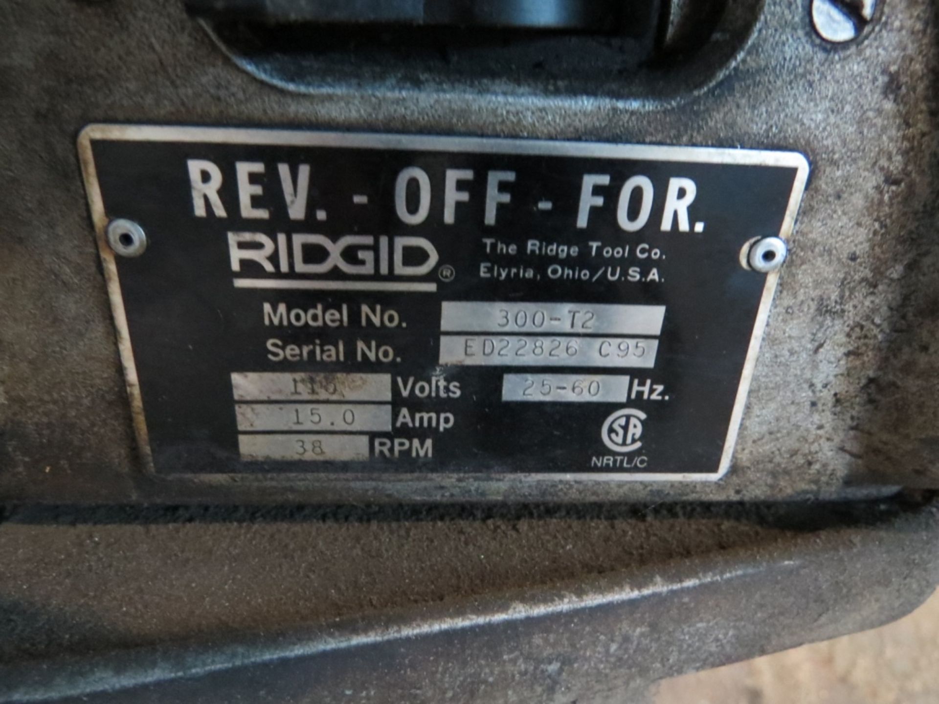 Ridgid Pipe Threader- - Image 8 of 27