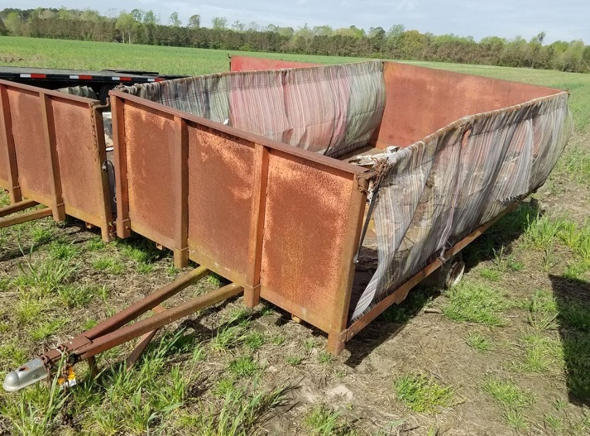 10' steel tobacco trailer