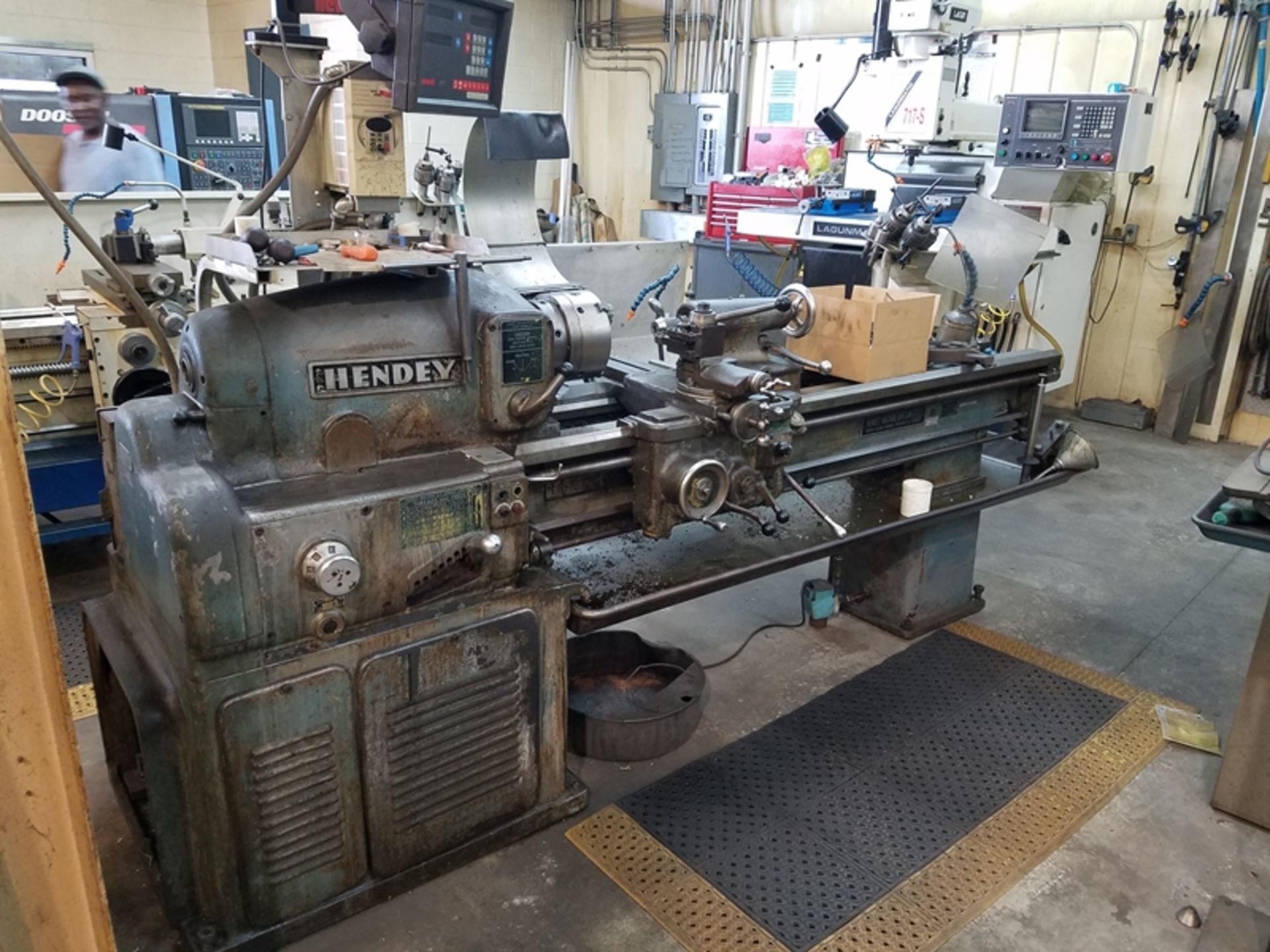 Hendey Lathe with Newall digital control